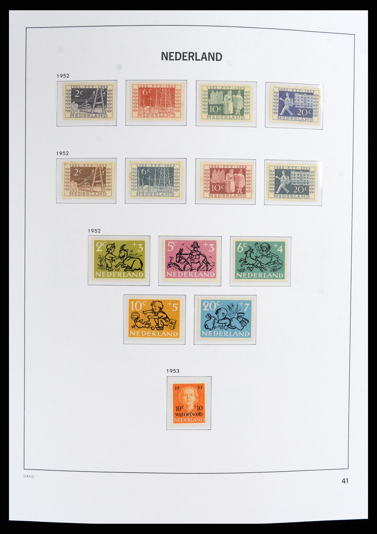37860 060 - Stamp Collection 37860 Netherlands 1852-1980.
