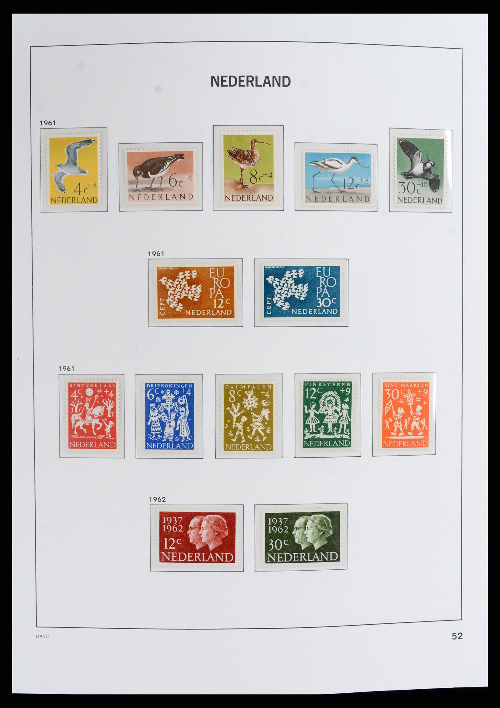 37860 072 - Stamp Collection 37860 Netherlands 1852-1980.