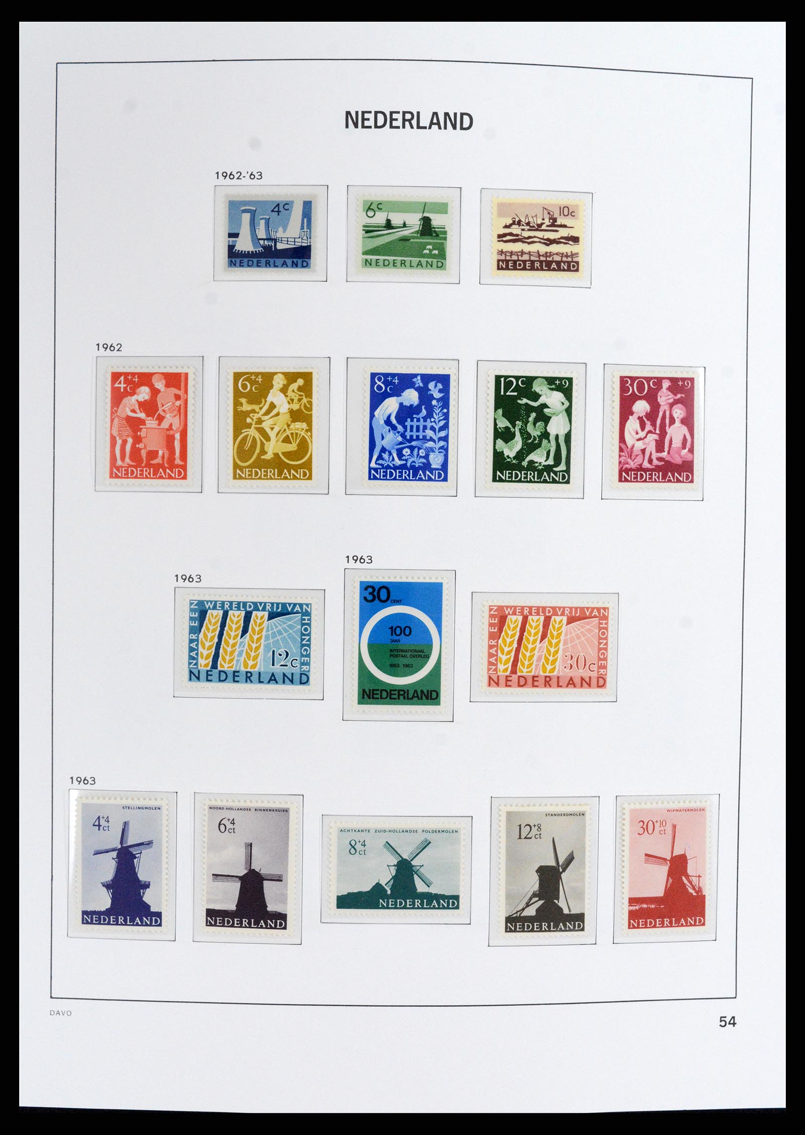 37860 074 - Stamp Collection 37860 Netherlands 1852-1980.