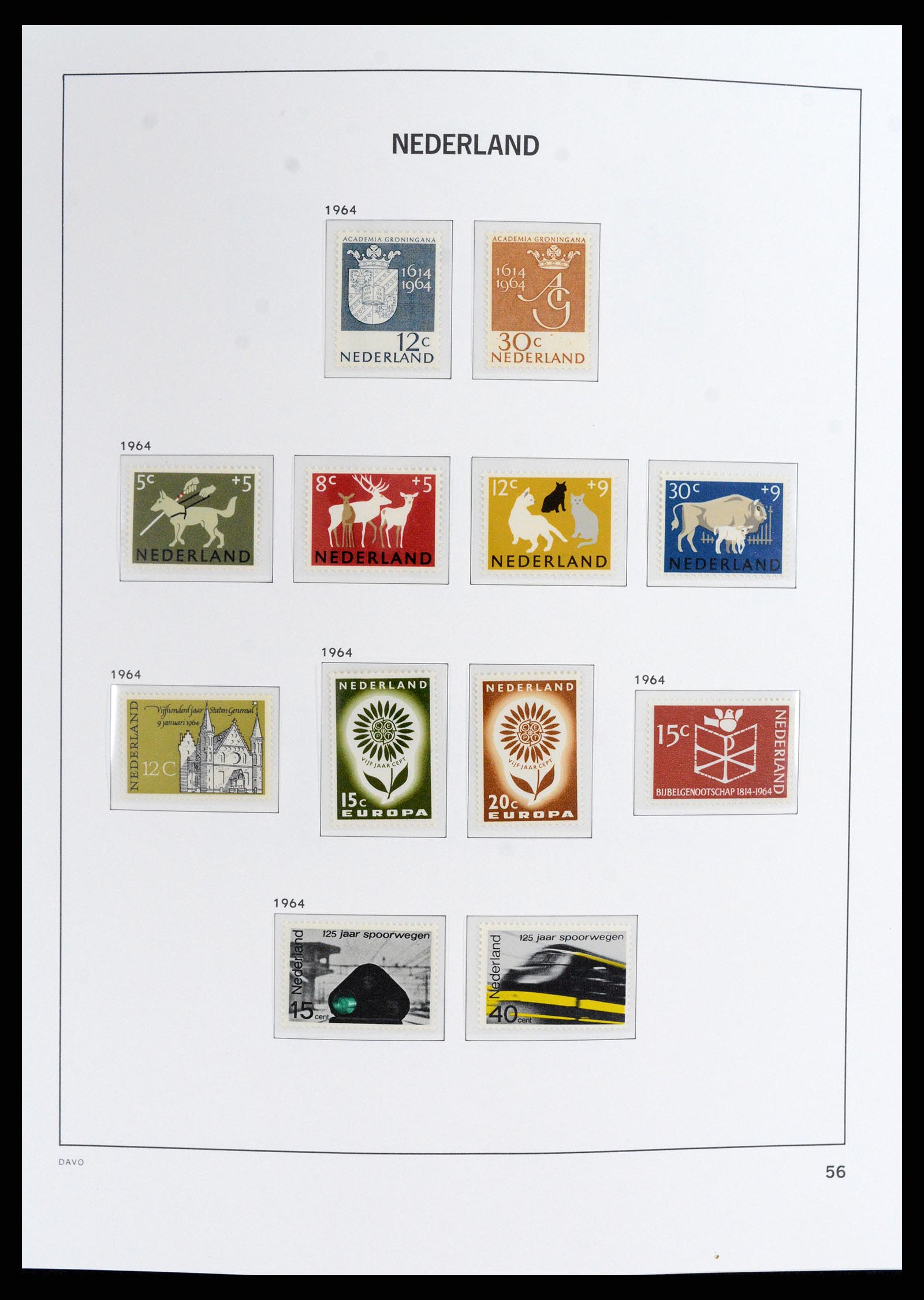 37860 076 - Stamp Collection 37860 Netherlands 1852-1980.