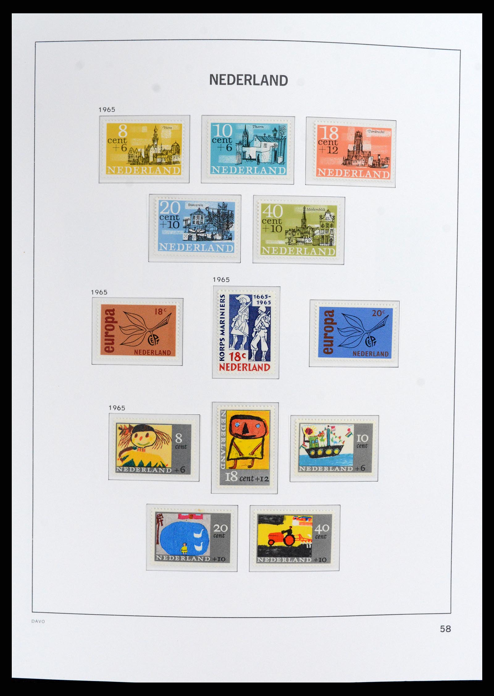 37860 078 - Stamp Collection 37860 Netherlands 1852-1980.