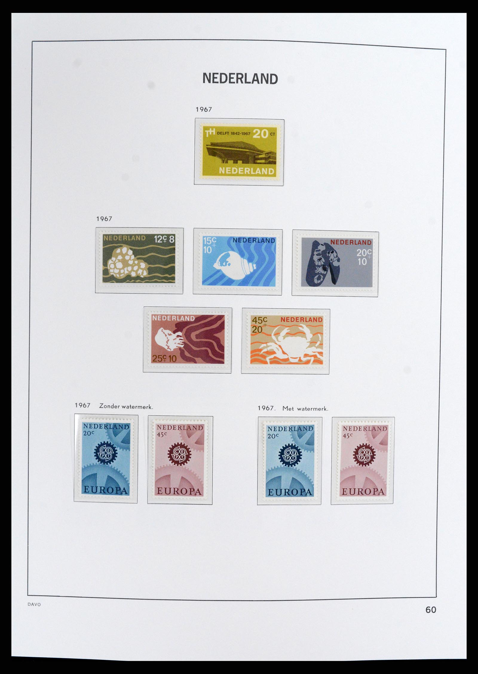 37860 080 - Stamp Collection 37860 Netherlands 1852-1980.