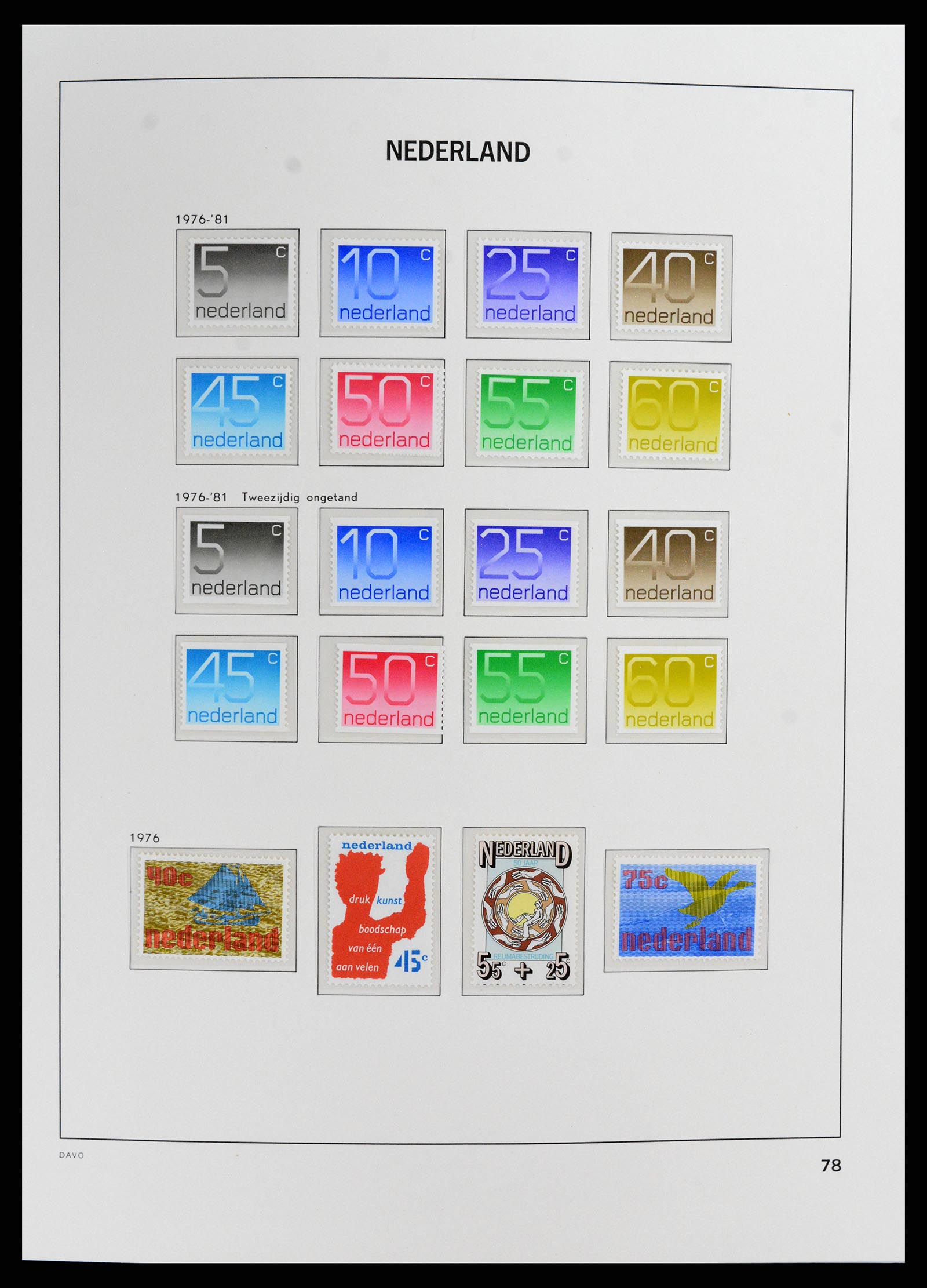 37860 099 - Stamp Collection 37860 Netherlands 1852-1980.