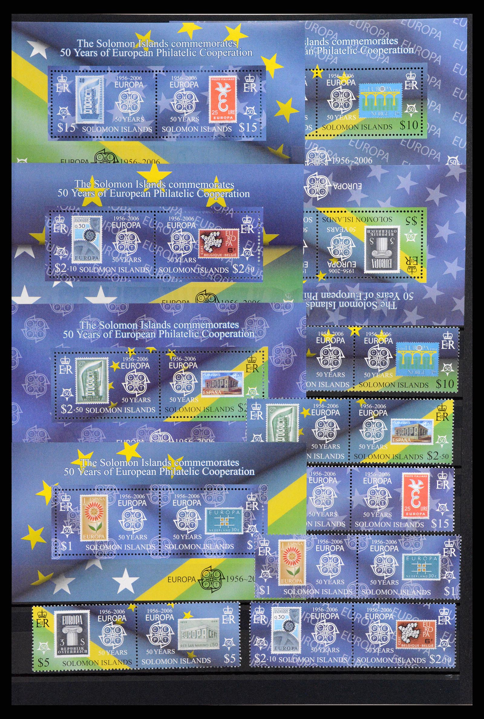 37861 017 - Postzegelverzameling 37861 Europa CEPT 2006.