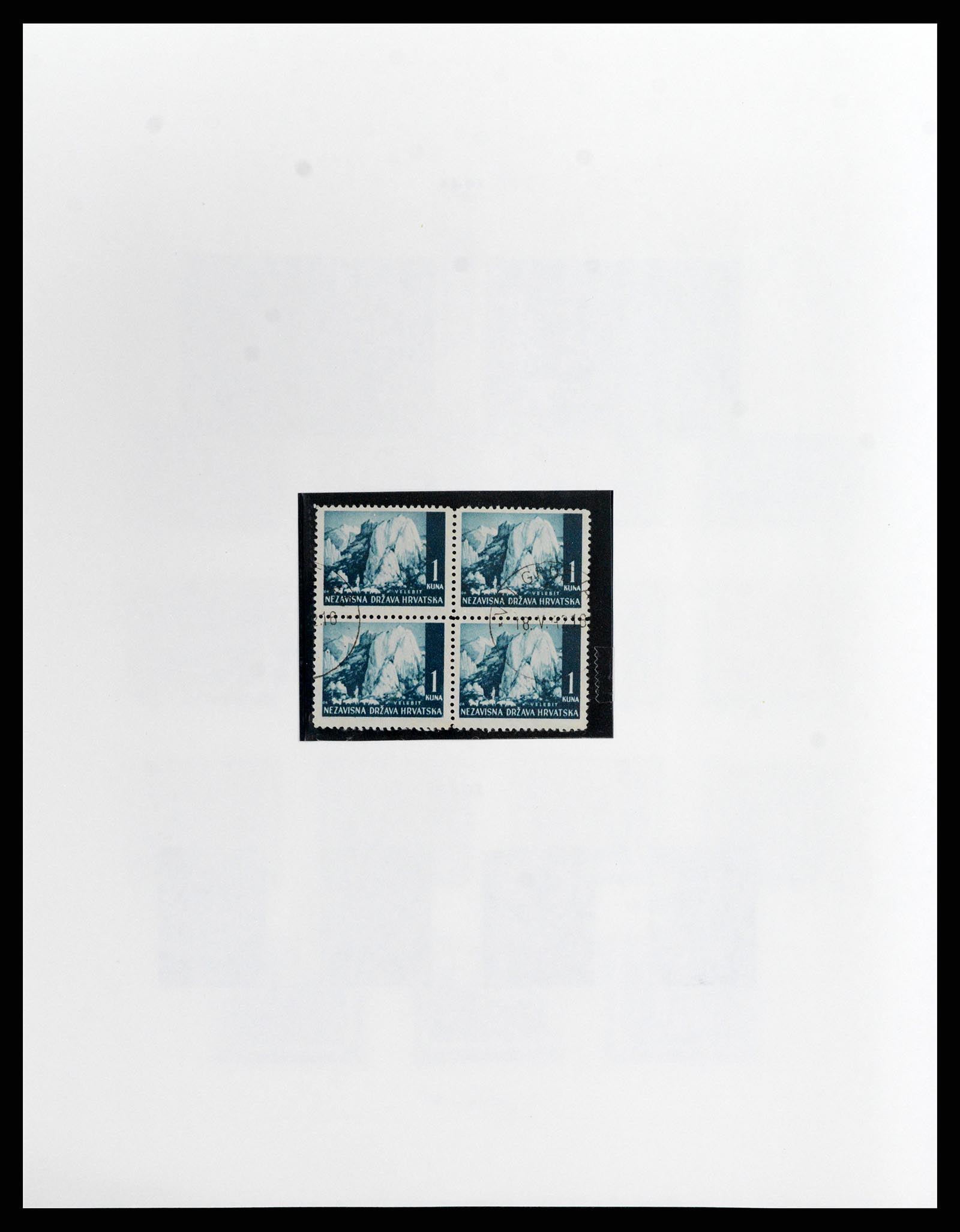 37862 004 - Stamp Collection 37862 Croatia 1941-1945.