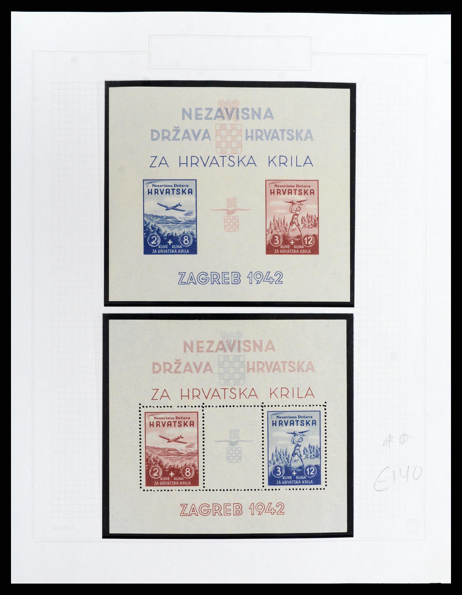 37862 011 - Stamp Collection 37862 Croatia 1941-1945.