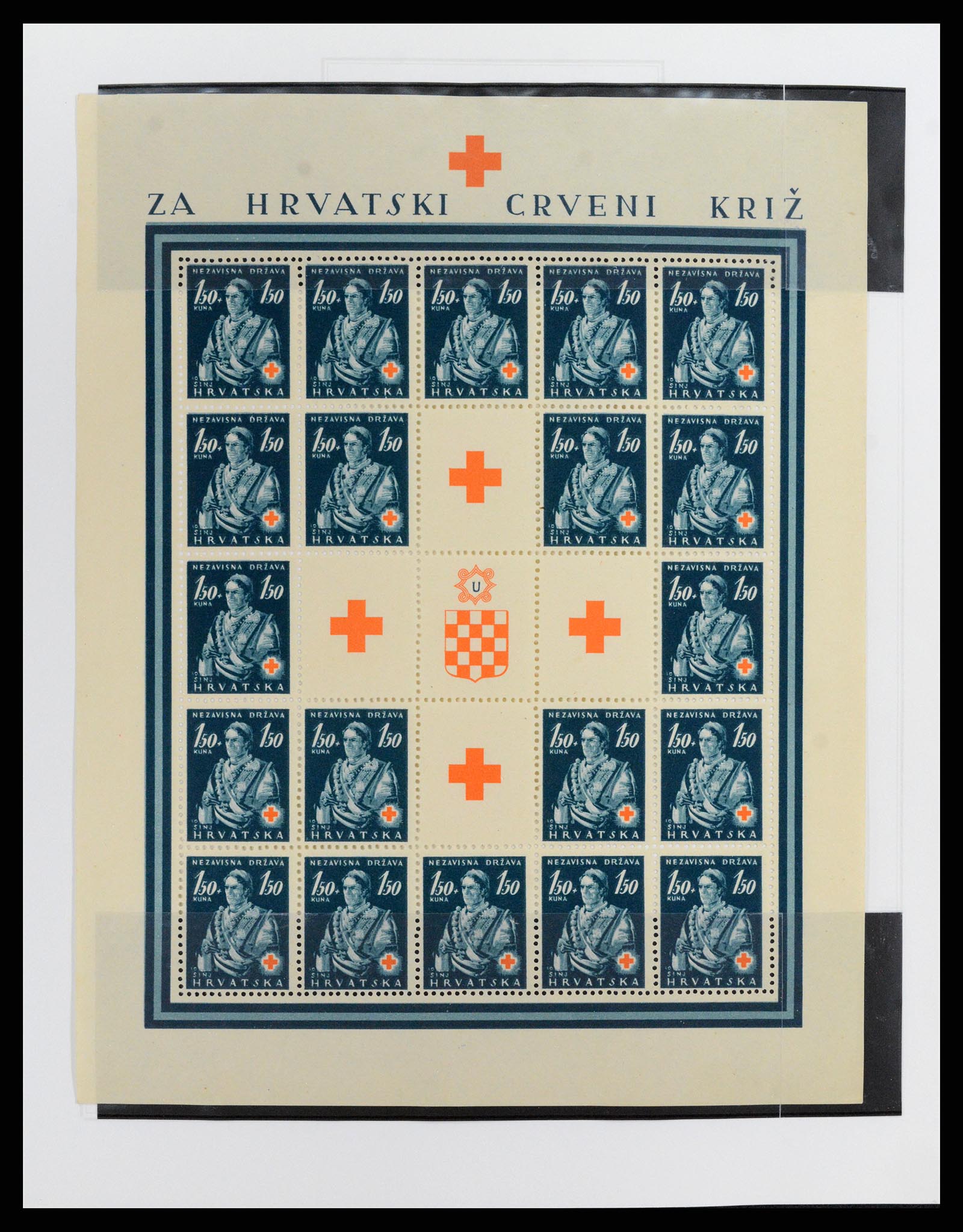 37862 012 - Stamp Collection 37862 Croatia 1941-1945.