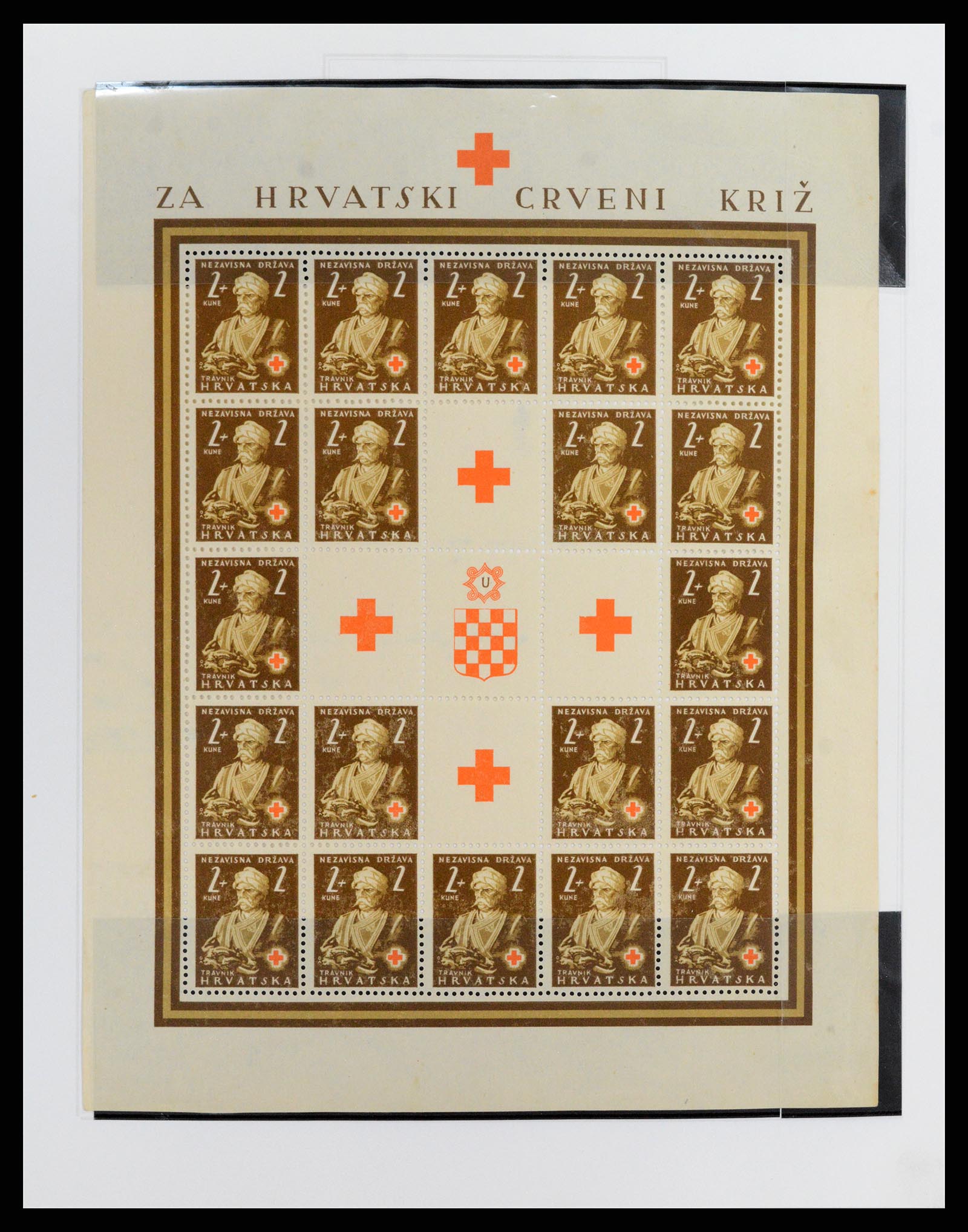 37862 013 - Stamp Collection 37862 Croatia 1941-1945.