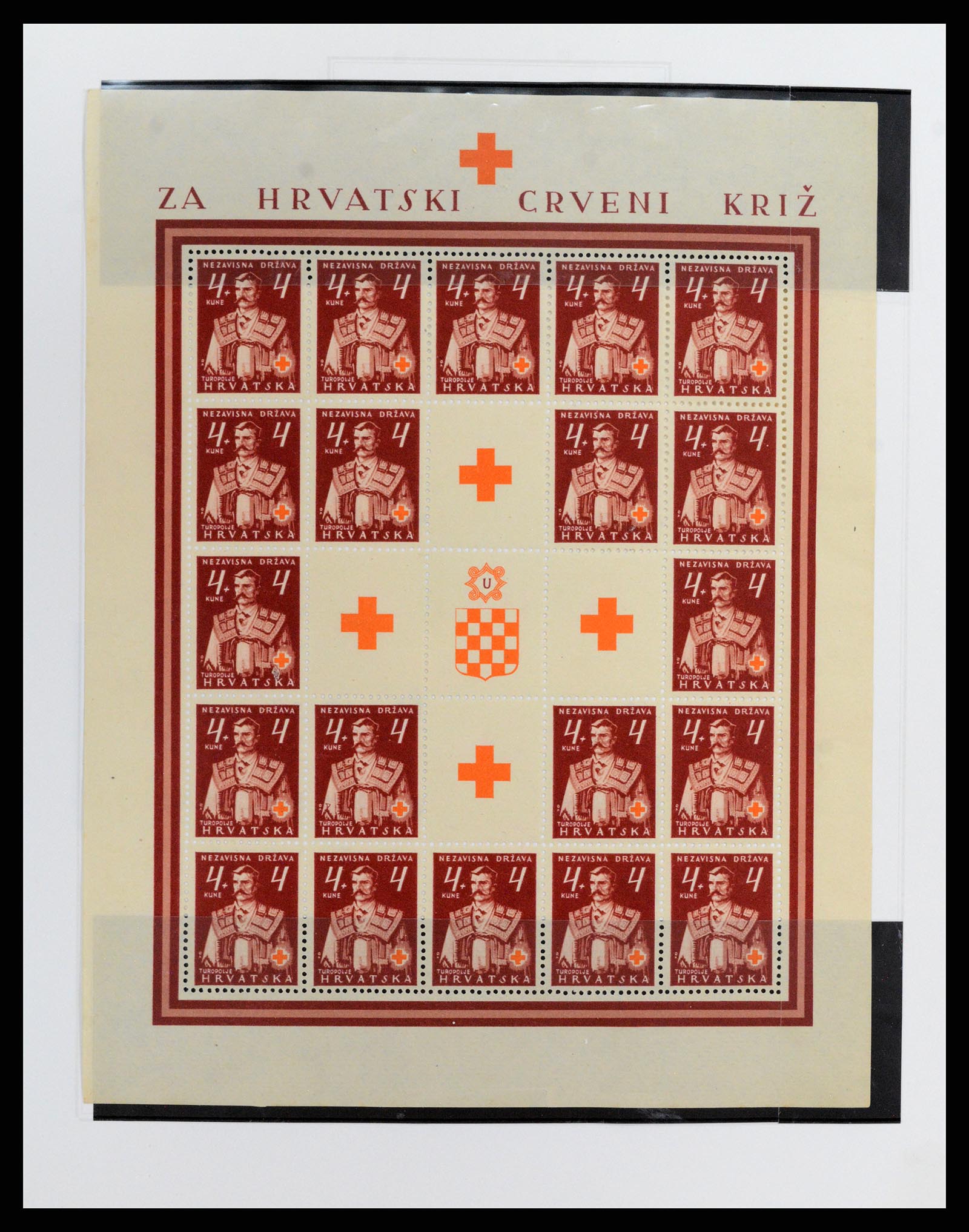 37862 014 - Stamp Collection 37862 Croatia 1941-1945.