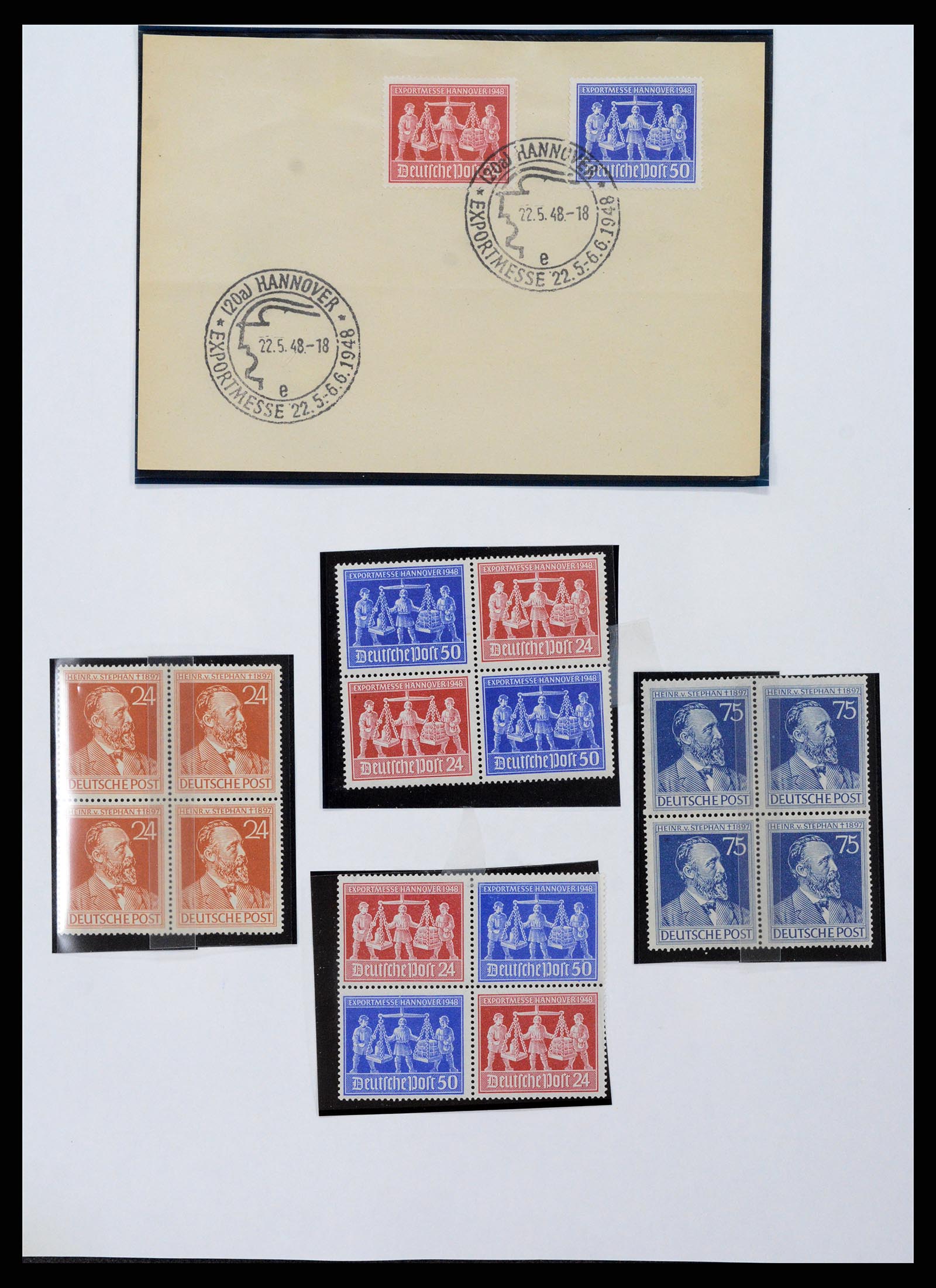 37866 006 - Postzegelverzameling 37866 Duitse Zones 1945-1948.
