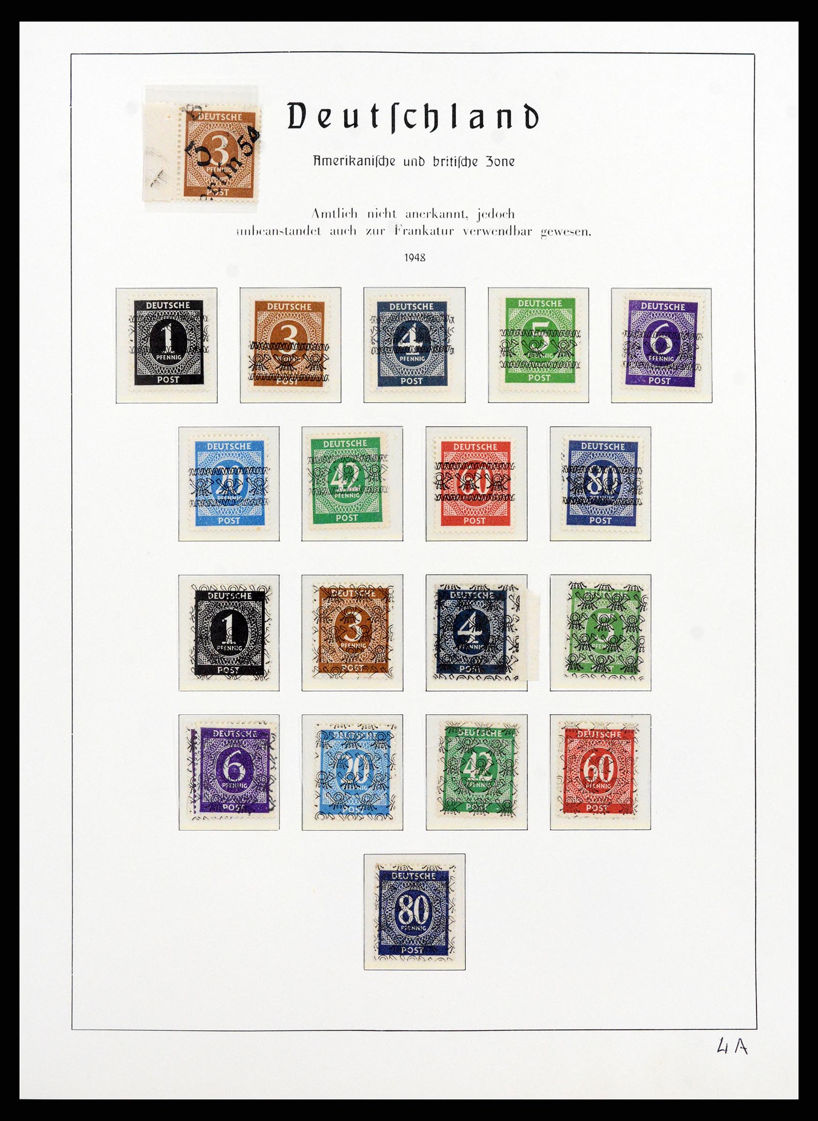 37866 016 - Stamp Collection 37866 German Zones 1945-1948.