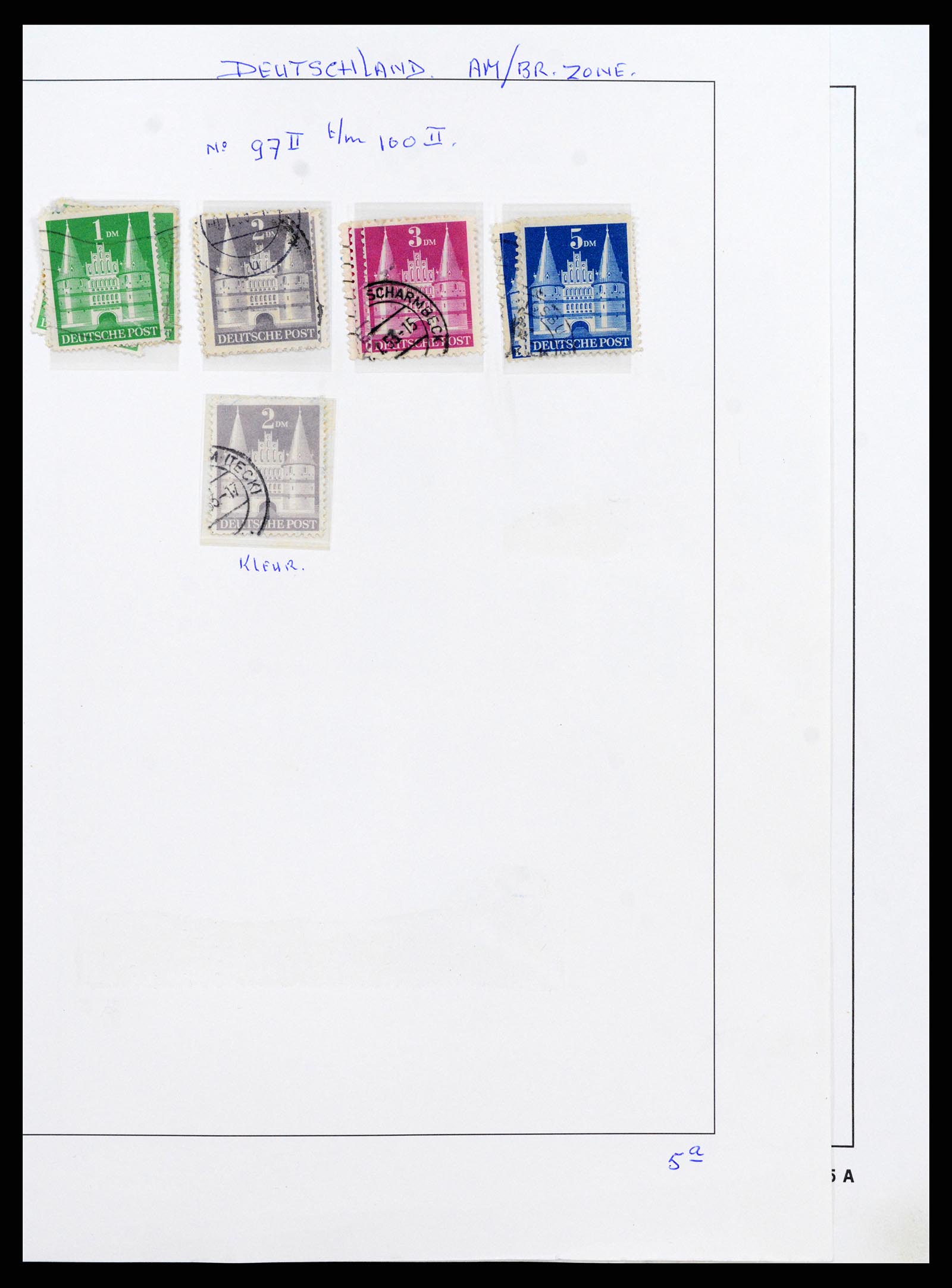 37866 019 - Postzegelverzameling 37866 Duitse Zones 1945-1948.