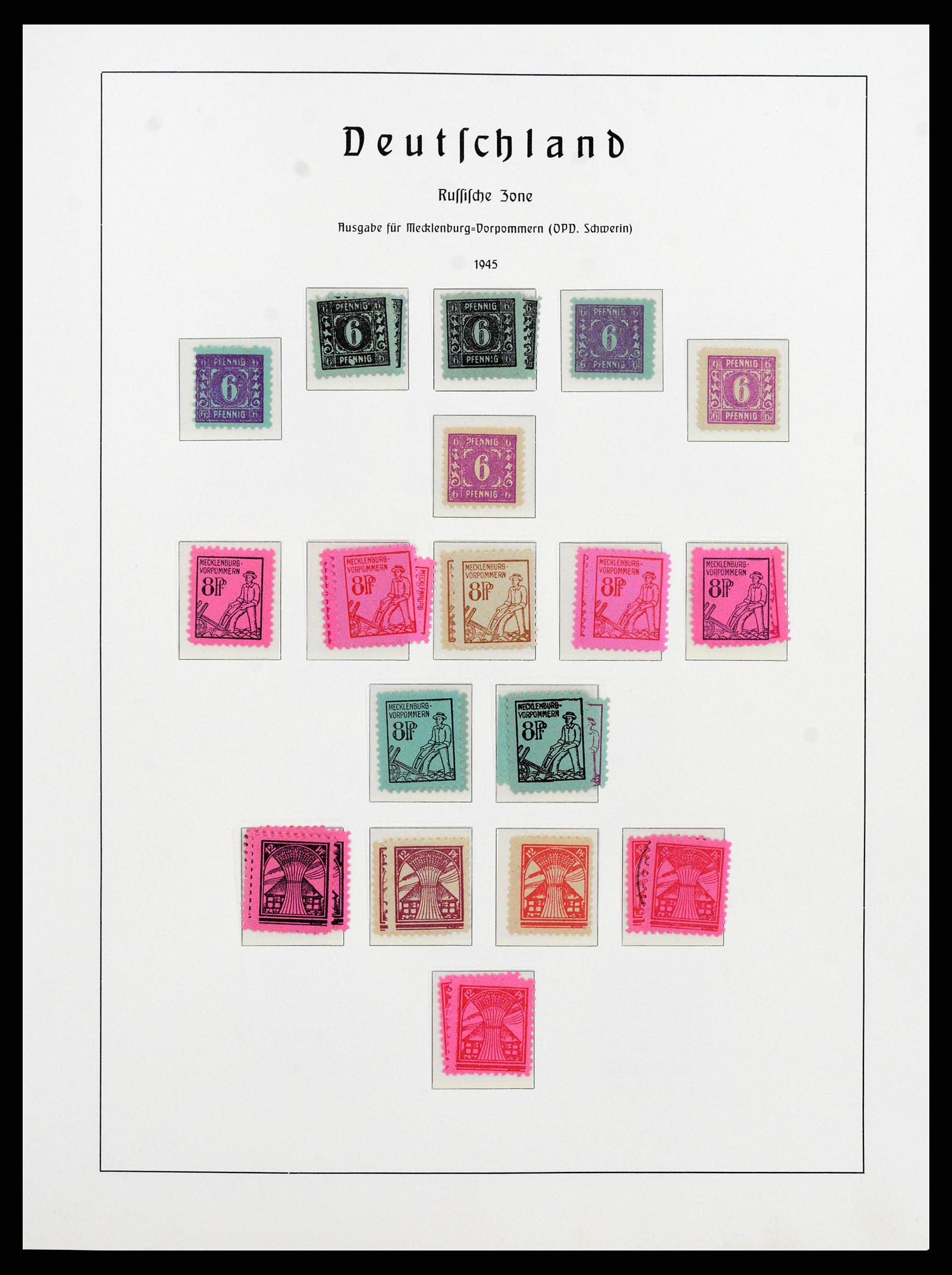 37866 023 - Stamp Collection 37866 German Zones 1945-1948.