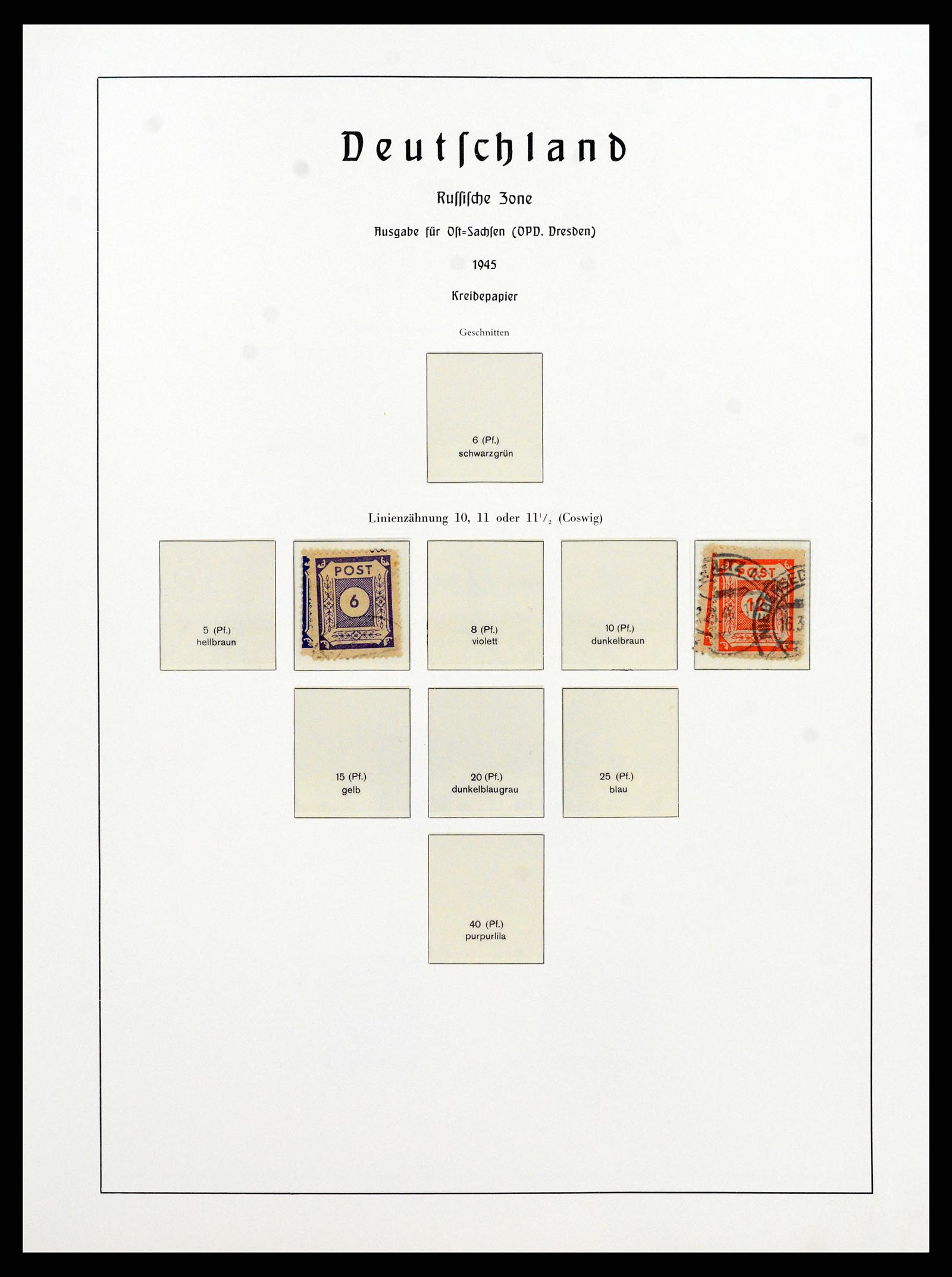37866 027 - Stamp Collection 37866 German Zones 1945-1948.