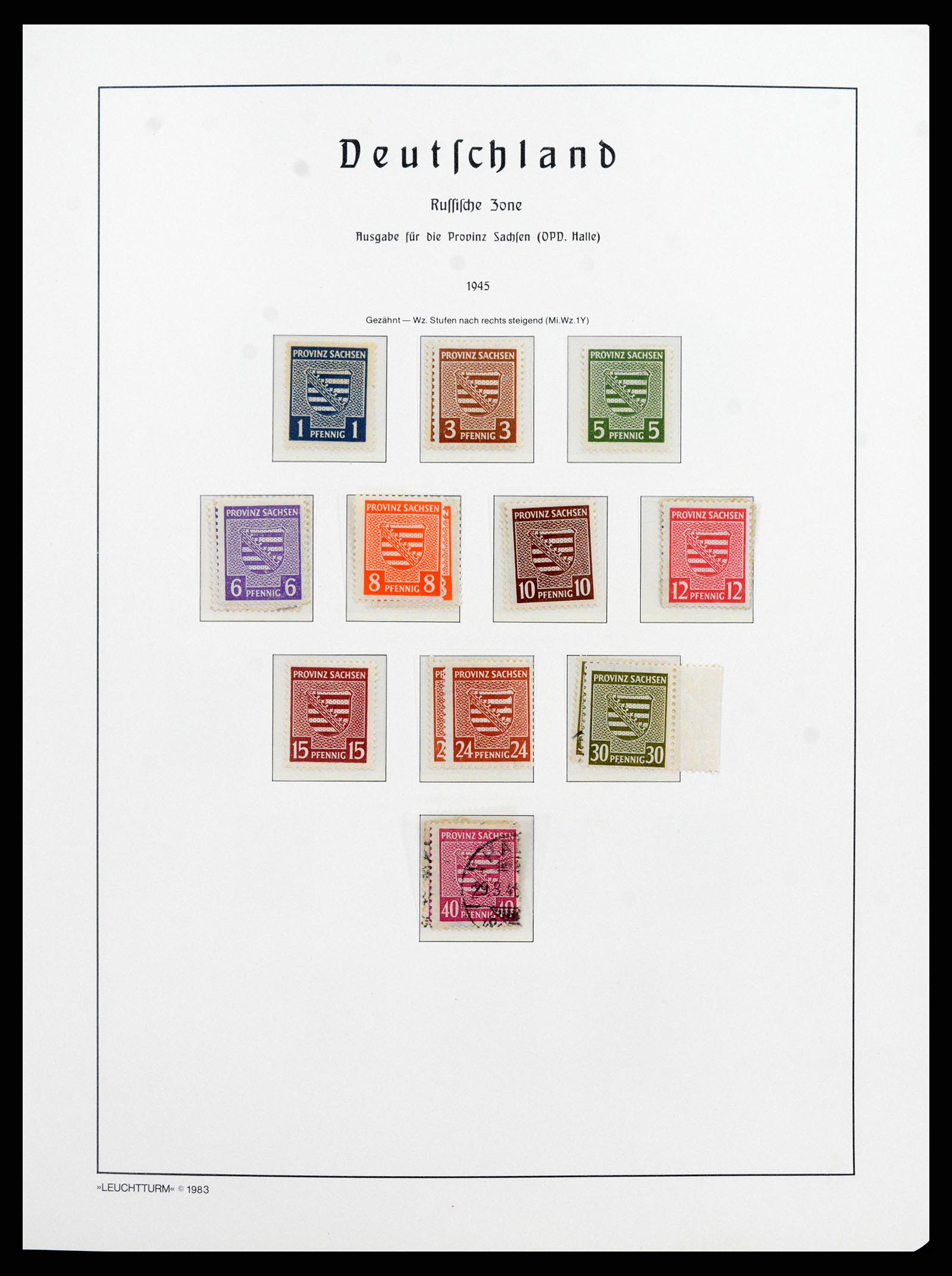 37866 030 - Stamp Collection 37866 German Zones 1945-1948.