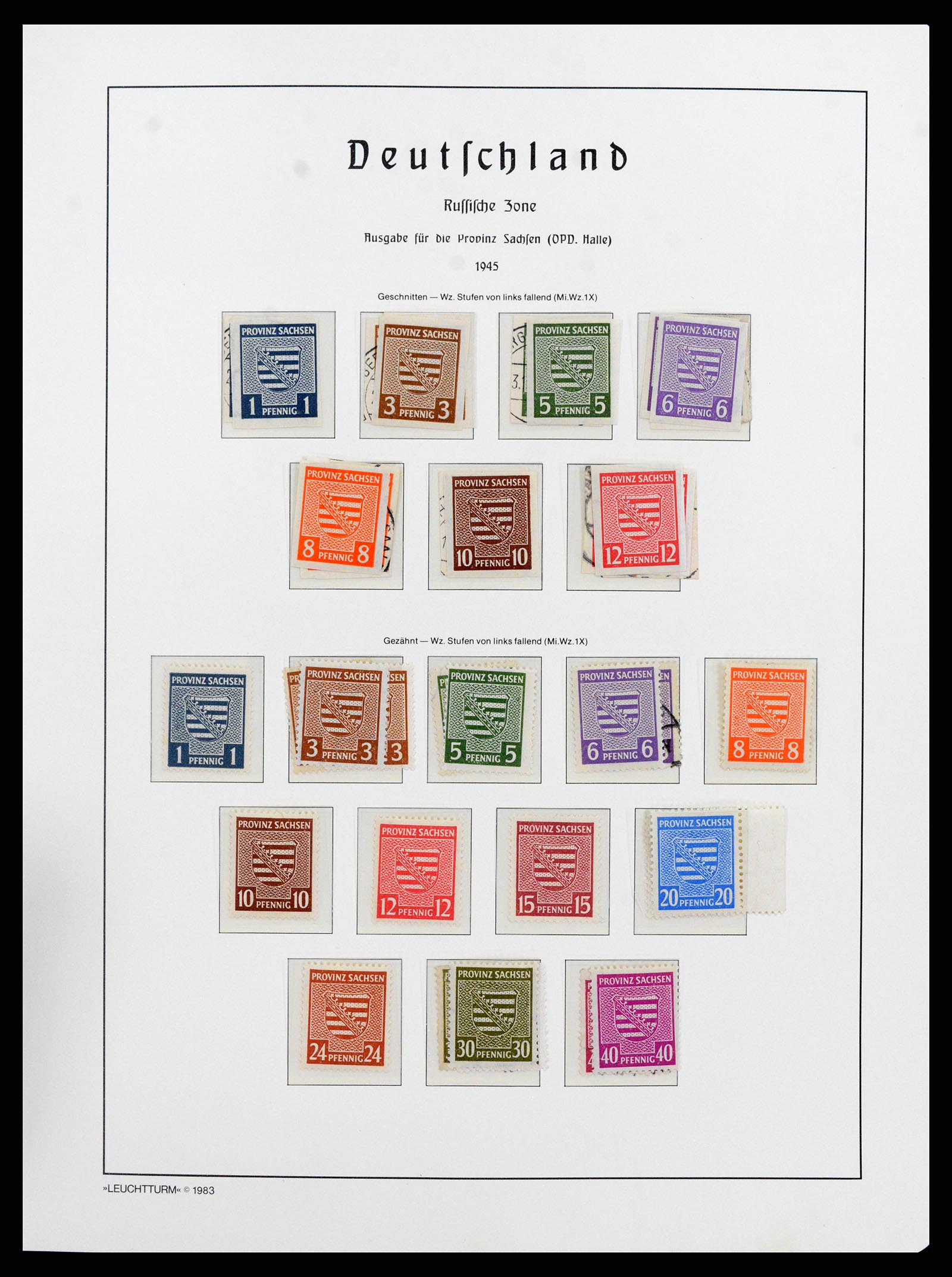 37866 031 - Stamp Collection 37866 German Zones 1945-1948.