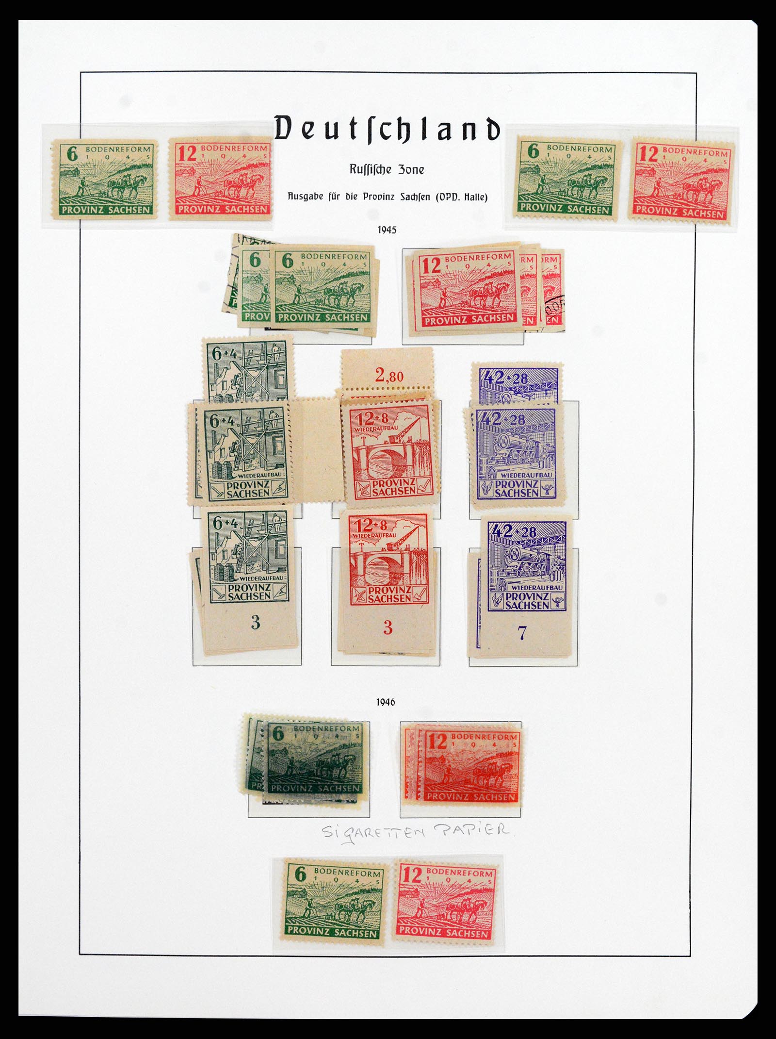 37866 033 - Stamp Collection 37866 German Zones 1945-1948.