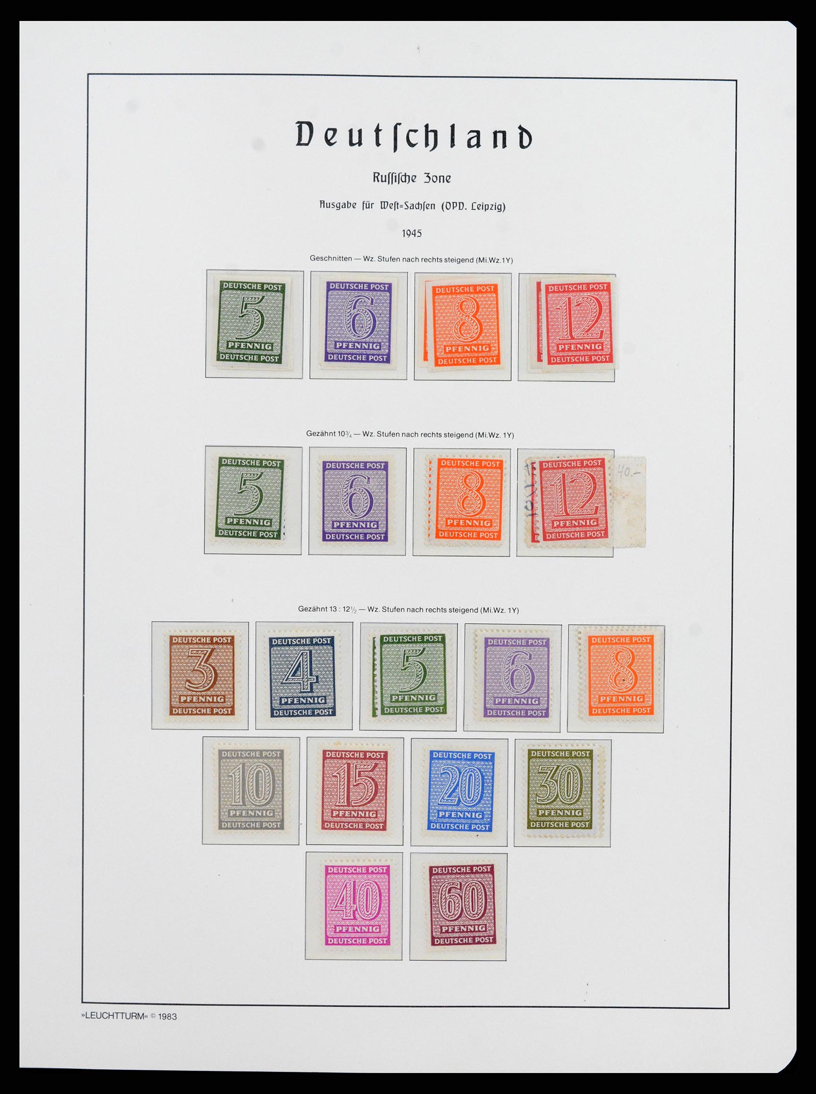 37866 034 - Stamp Collection 37866 German Zones 1945-1948.