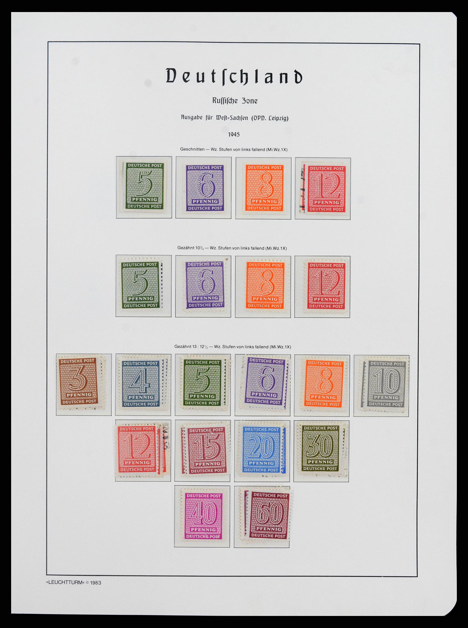 37866 035 - Stamp Collection 37866 German Zones 1945-1948.