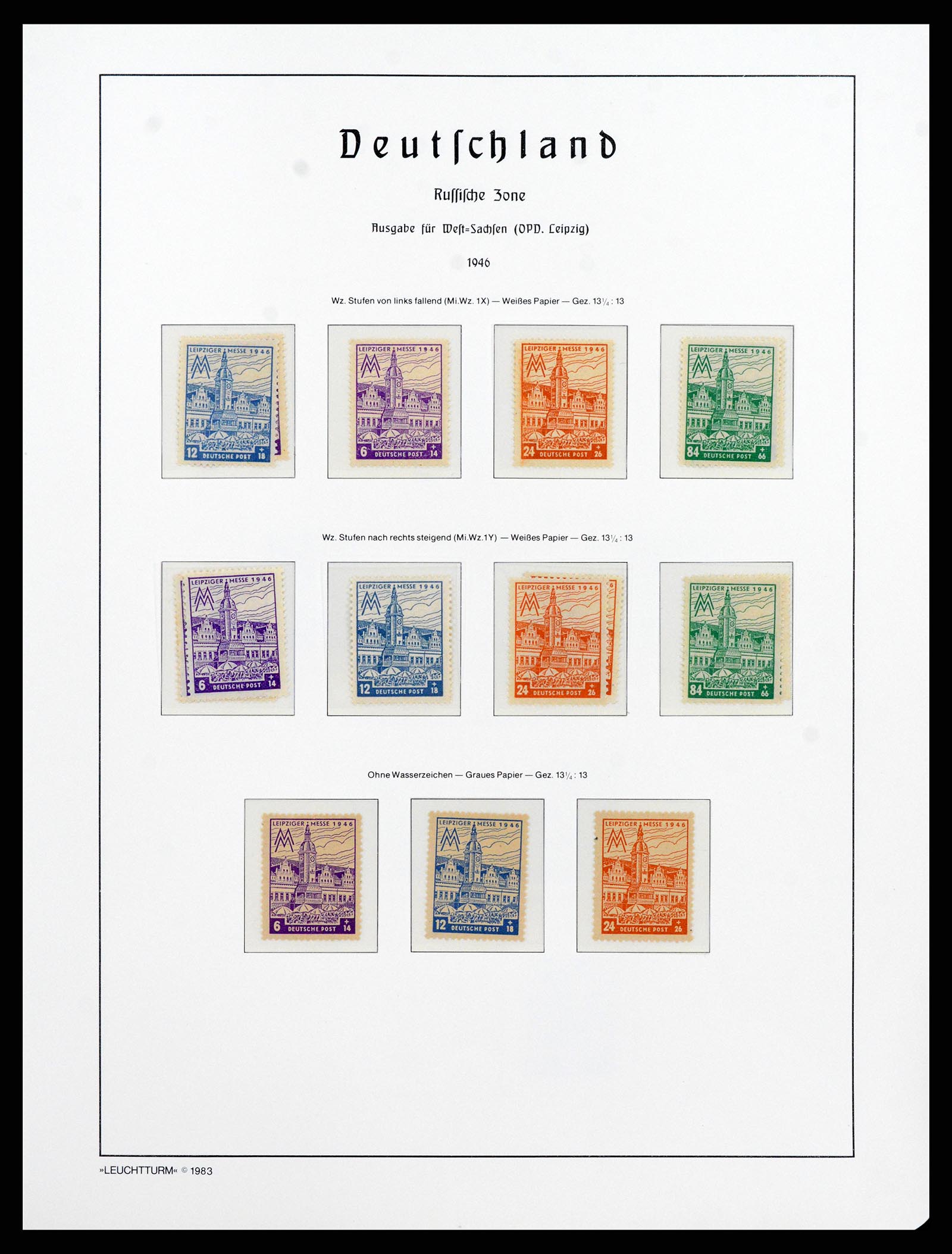 37866 038 - Stamp Collection 37866 German Zones 1945-1948.