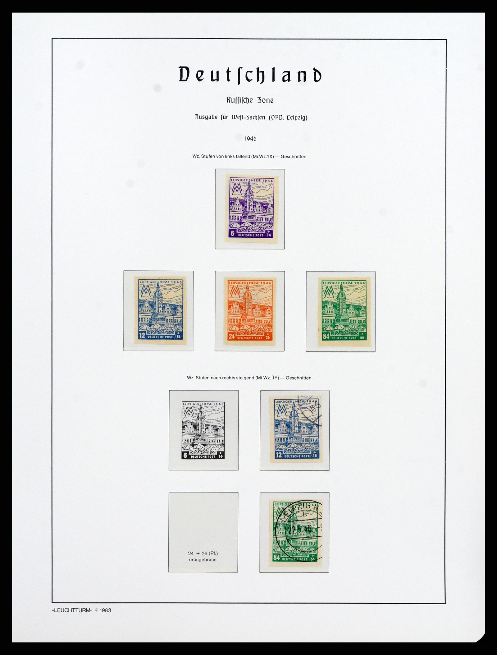 37866 039 - Stamp Collection 37866 German Zones 1945-1948.