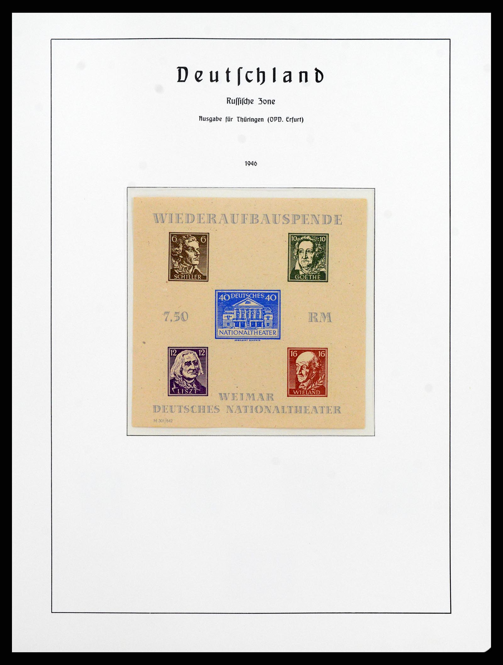 37866 042 - Stamp Collection 37866 German Zones 1945-1948.