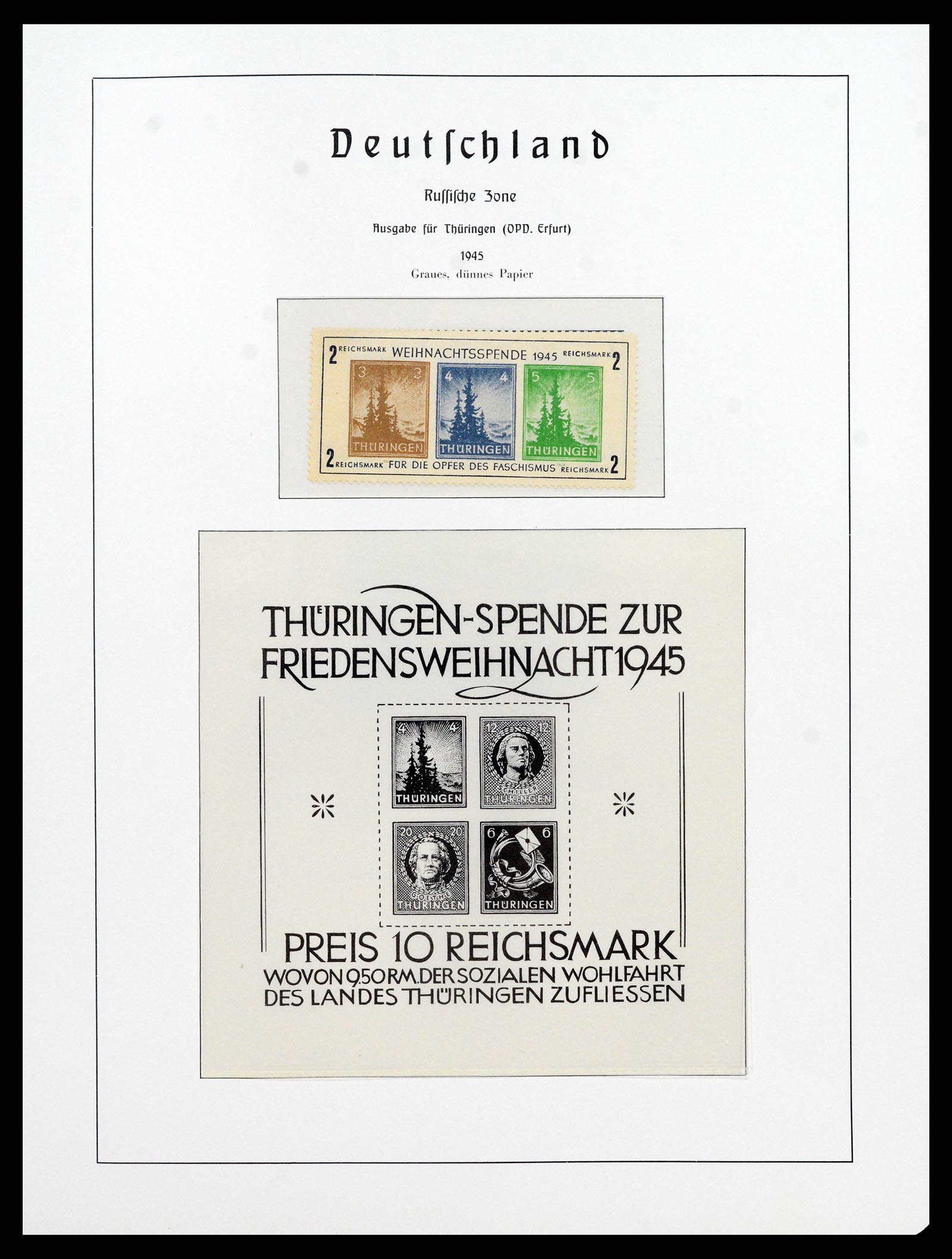 37866 044 - Stamp Collection 37866 German Zones 1945-1948.