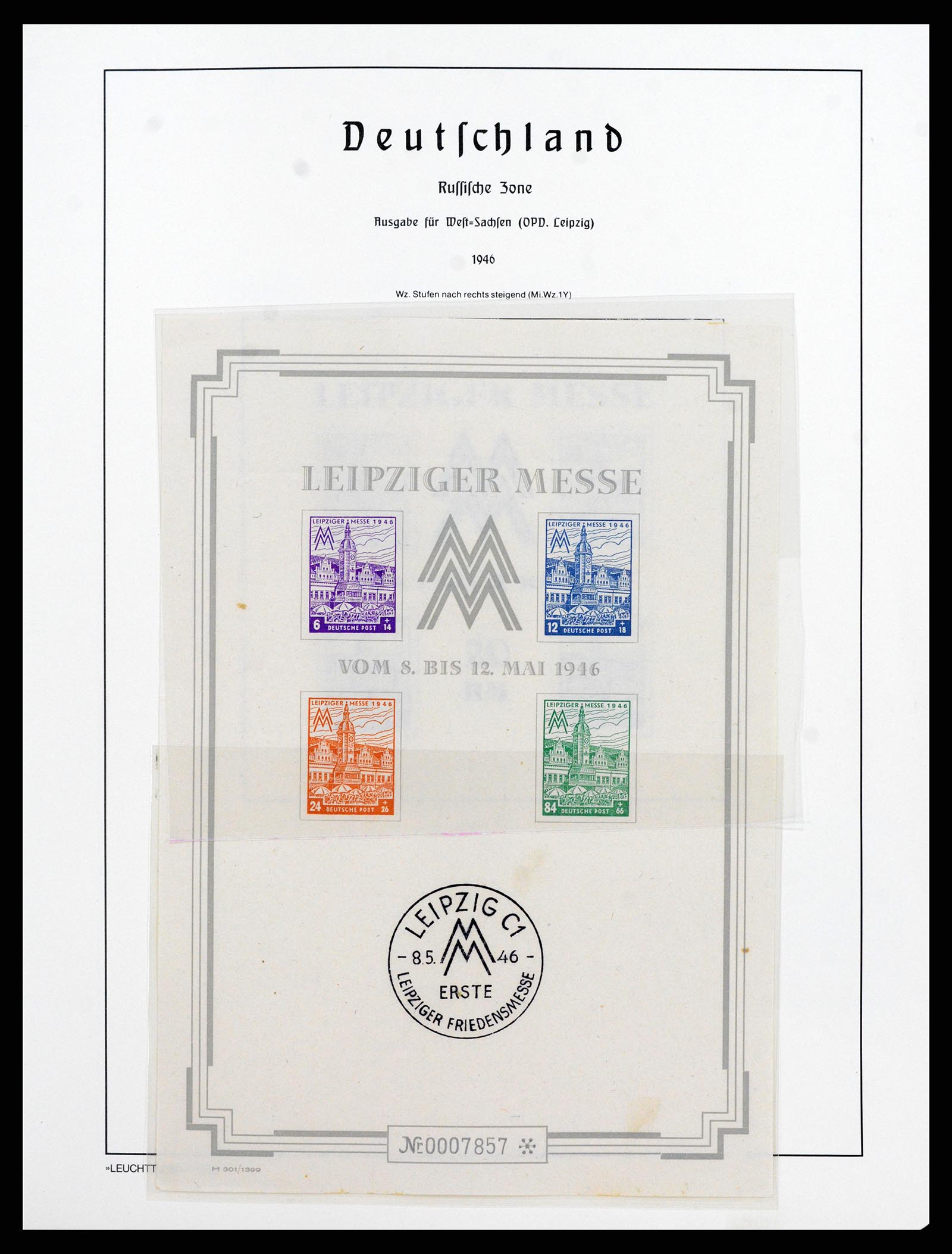 37866 046 - Stamp Collection 37866 German Zones 1945-1948.