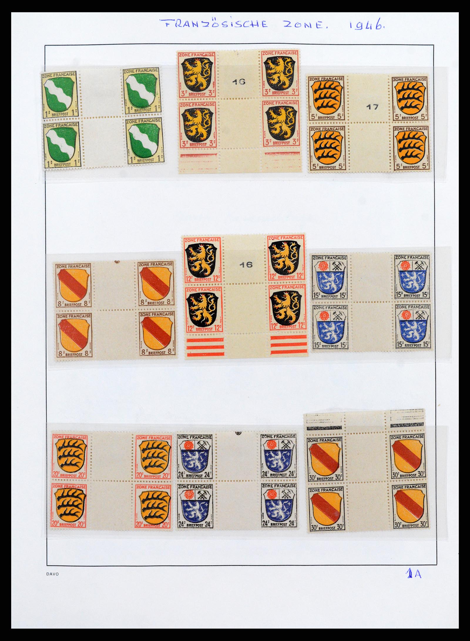 37866 055 - Stamp Collection 37866 German Zones 1945-1948.