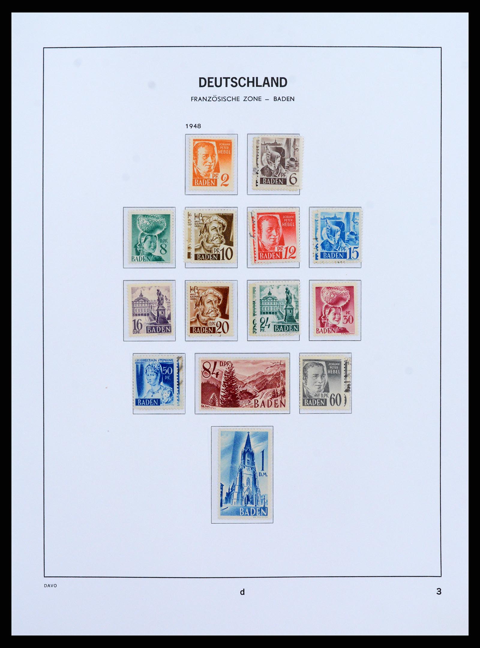 37866 060 - Stamp Collection 37866 German Zones 1945-1948.