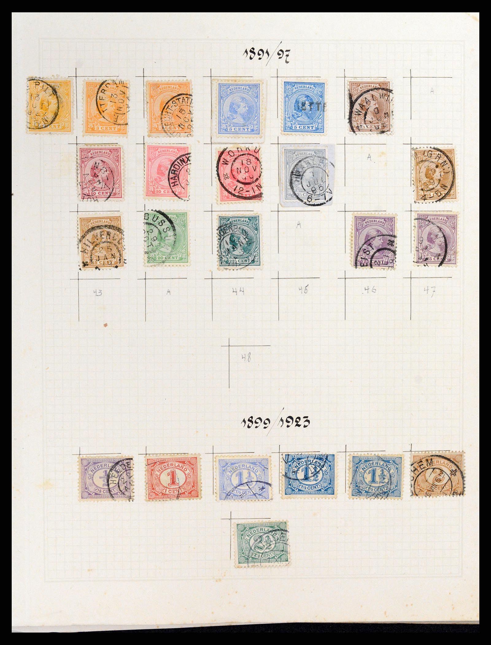 37868 004 - Postzegelverzameling 37868 Nederland en overzeese gebiedsdelen 1864-1