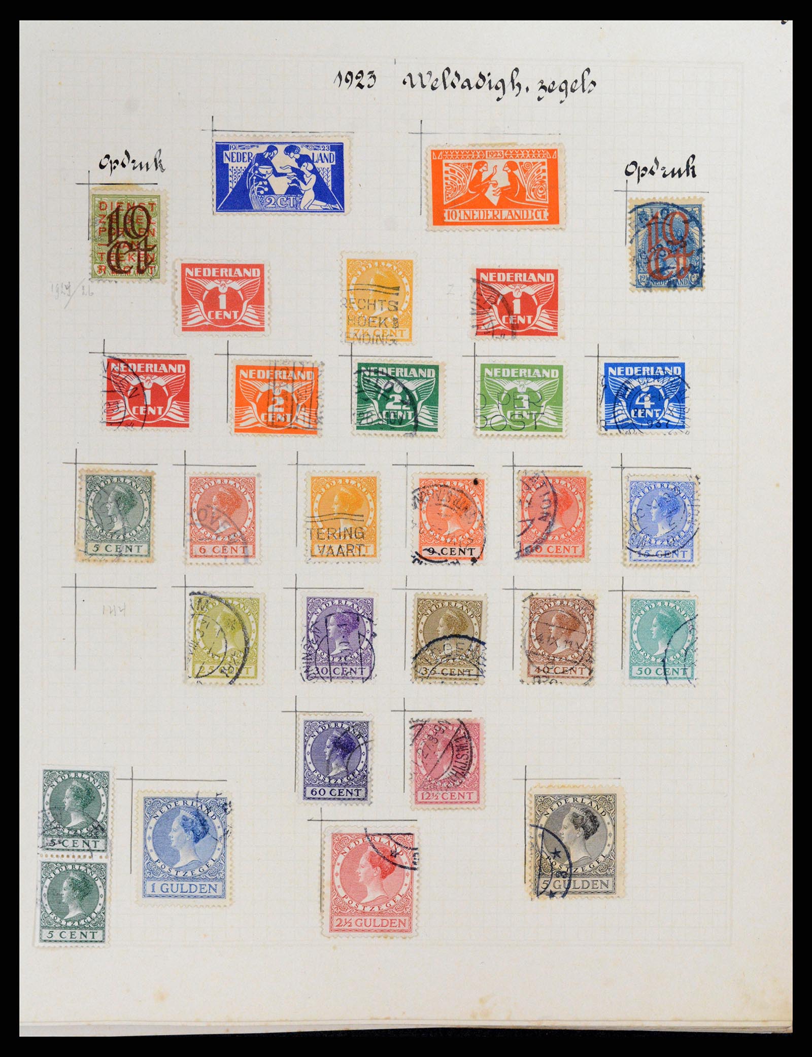 37868 009 - Stamp Collection 37868 Netherlands and territories 1864-1950.