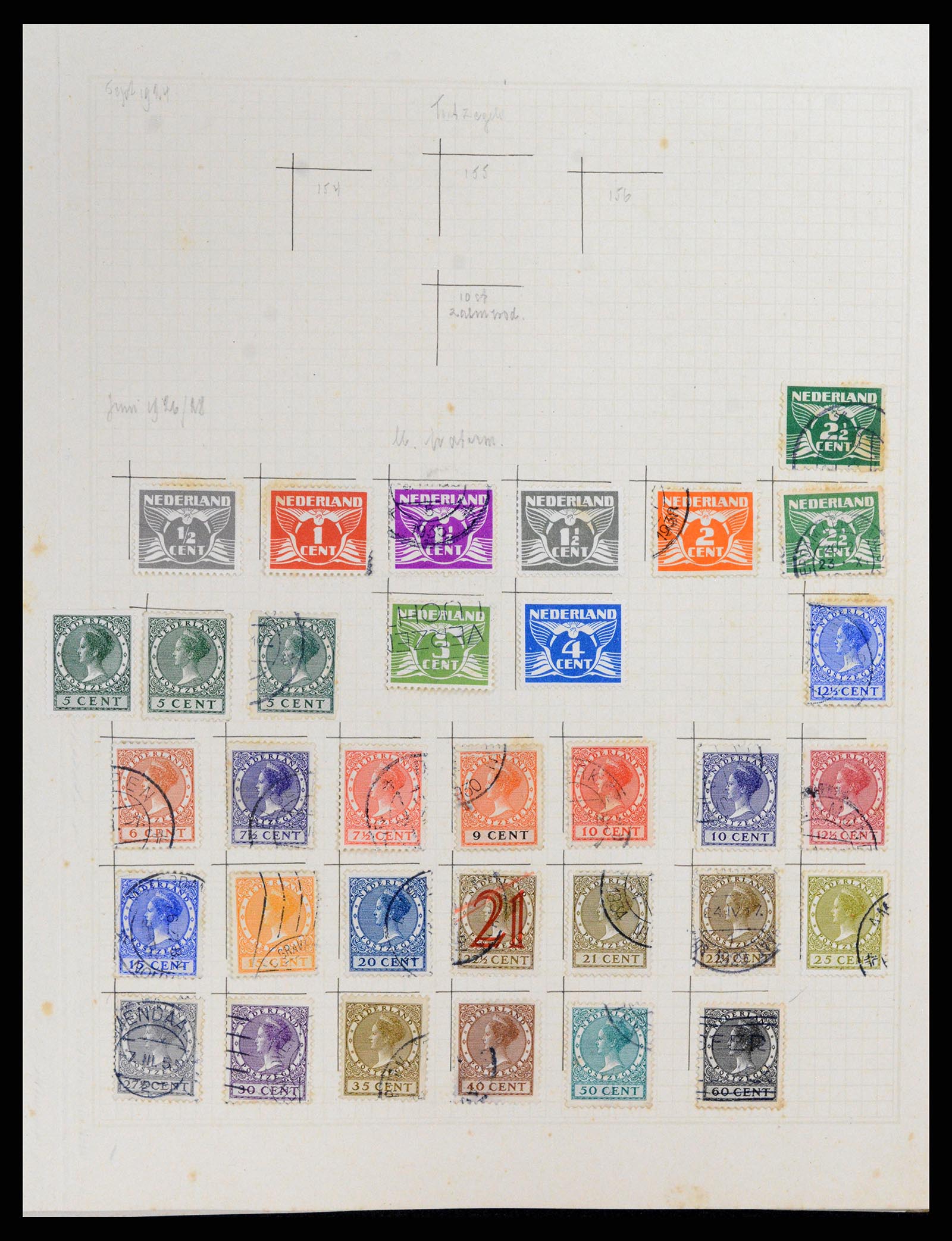 37868 010 - Stamp Collection 37868 Netherlands and territories 1864-1950.