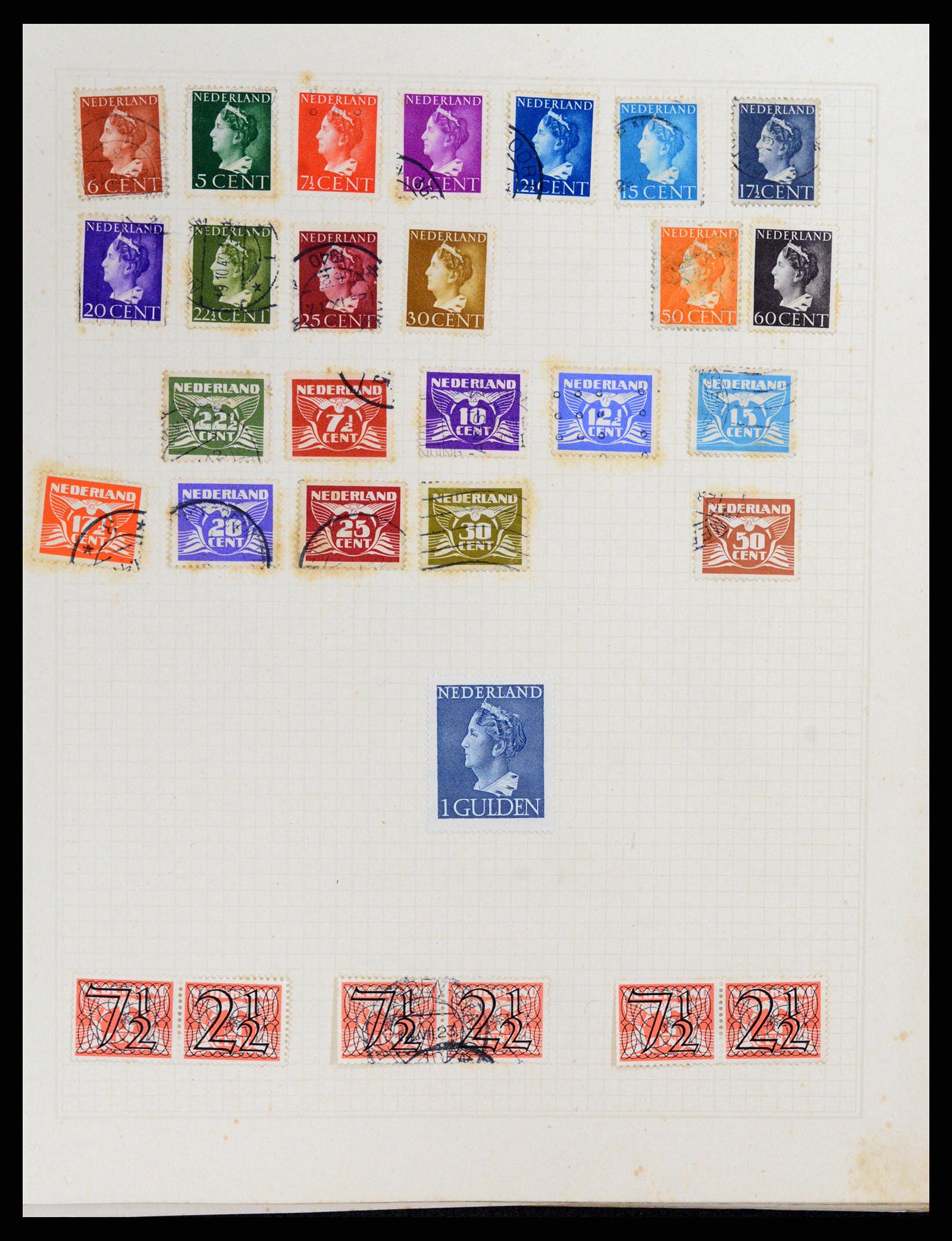 37868 012 - Postzegelverzameling 37868 Nederland en overzeese gebiedsdelen 1864-1