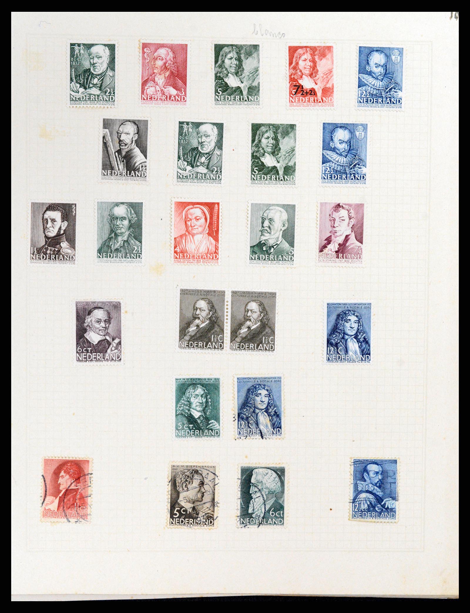 37868 013 - Stamp Collection 37868 Netherlands and territories 1864-1950.