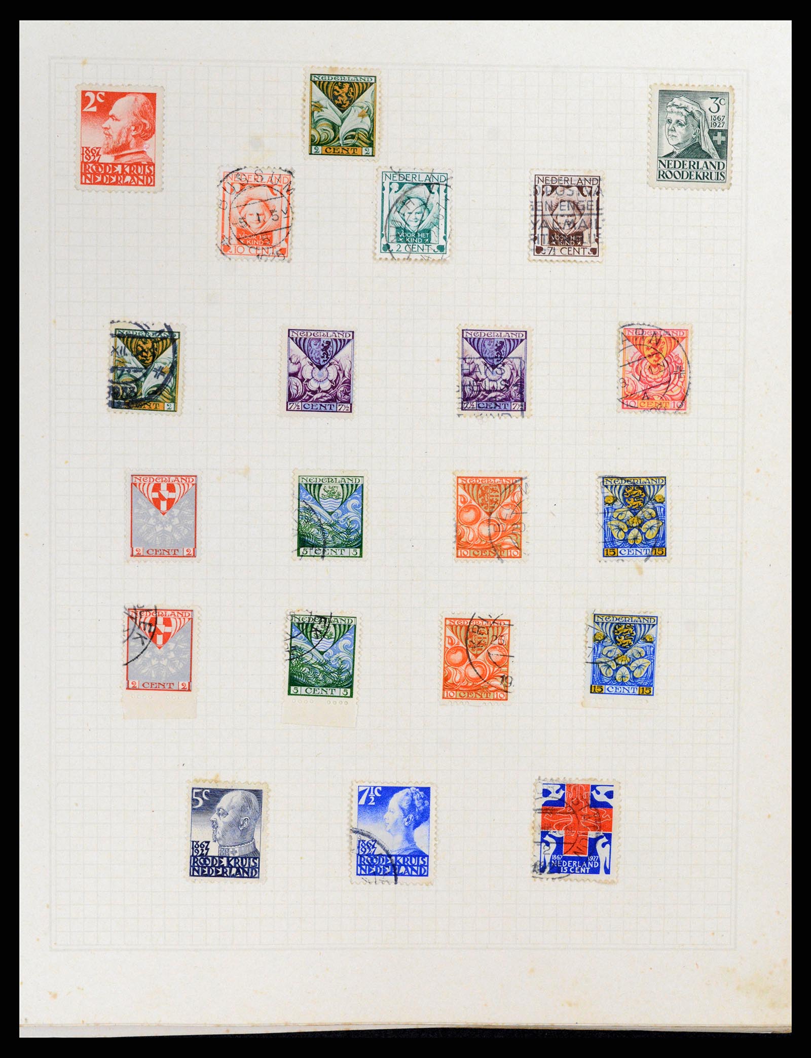 37868 014 - Postzegelverzameling 37868 Nederland en overzeese gebiedsdelen 1864-1