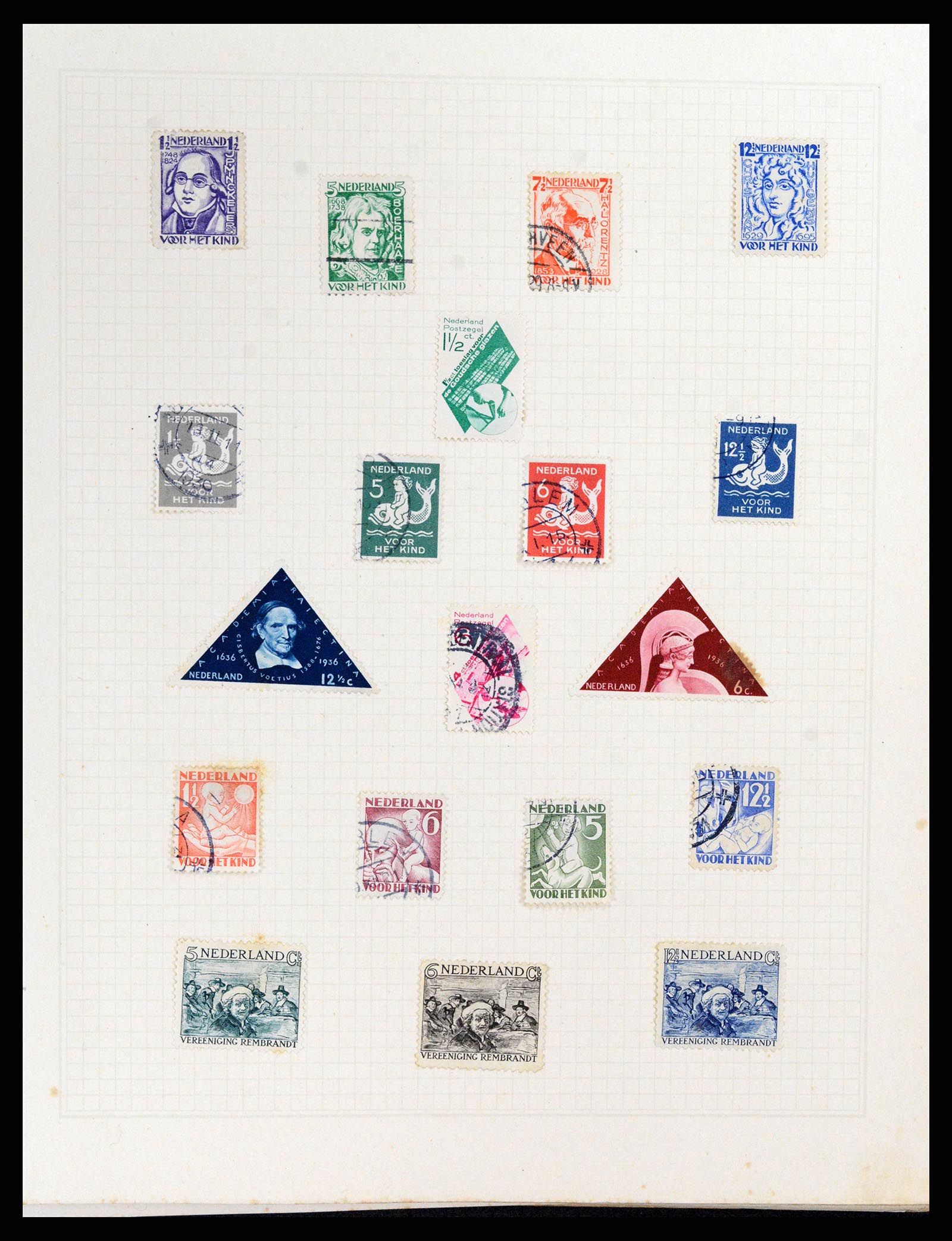 37868 015 - Stamp Collection 37868 Netherlands and territories 1864-1950.