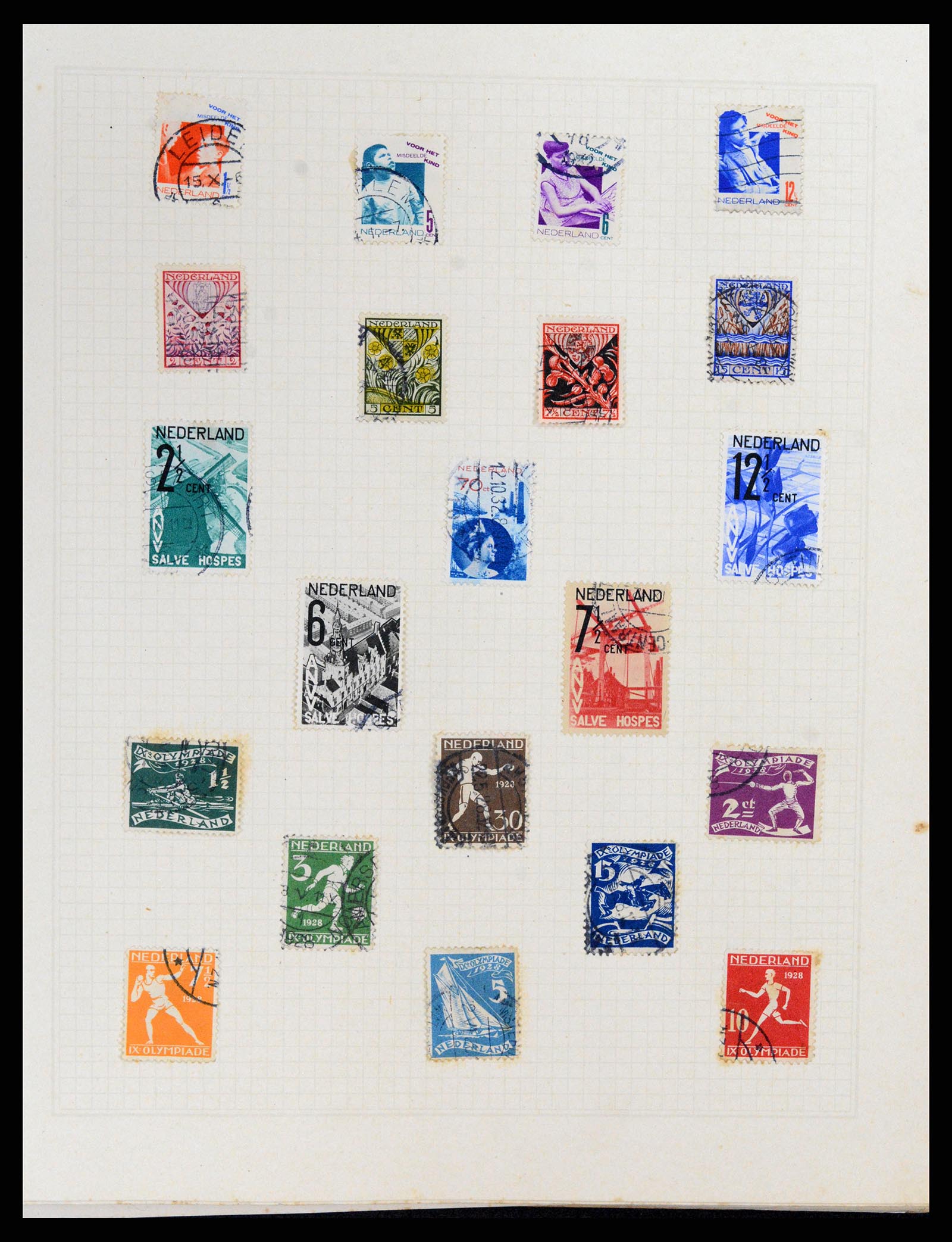 37868 016 - Stamp Collection 37868 Netherlands and territories 1864-1950.
