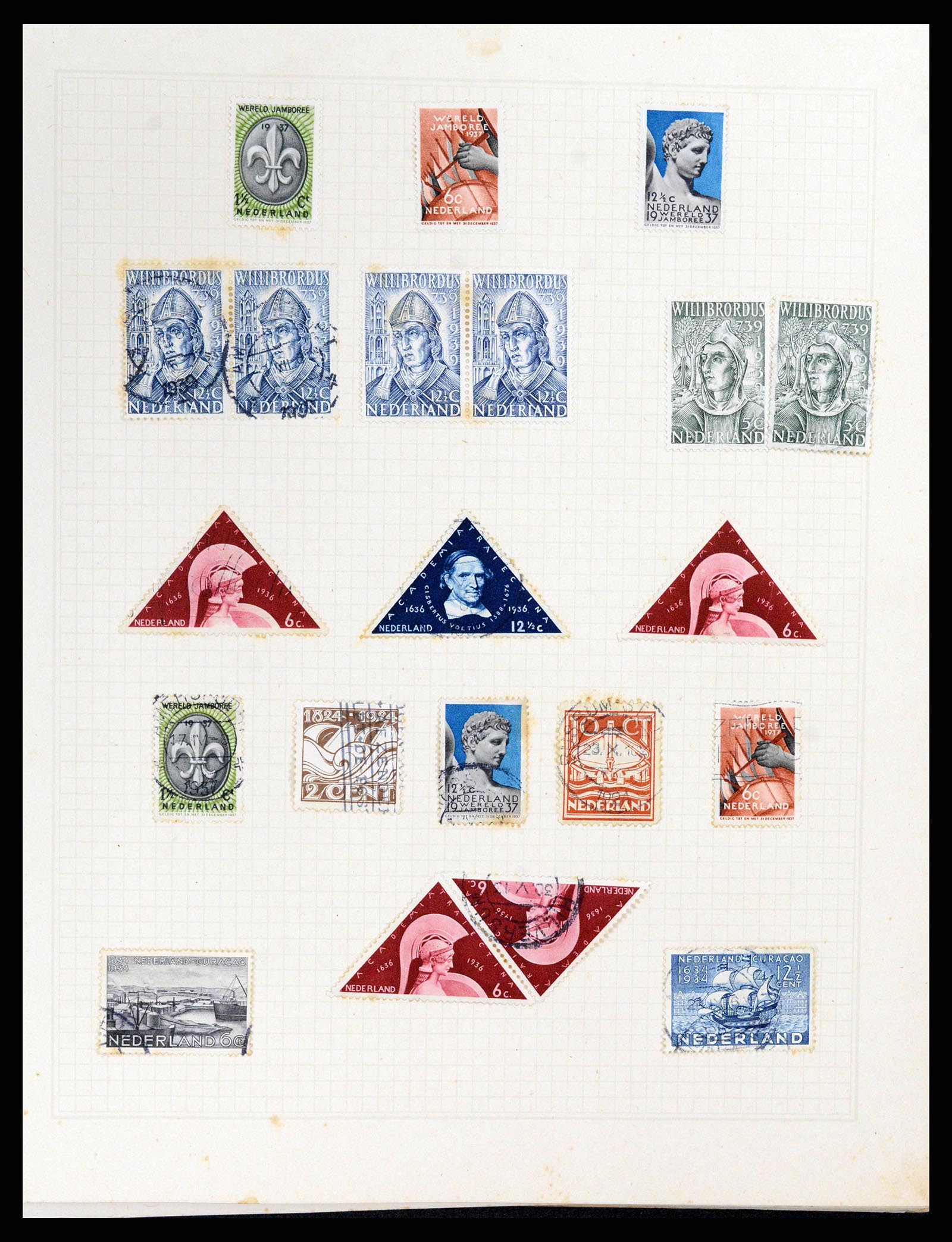 37868 018 - Stamp Collection 37868 Netherlands and territories 1864-1950.