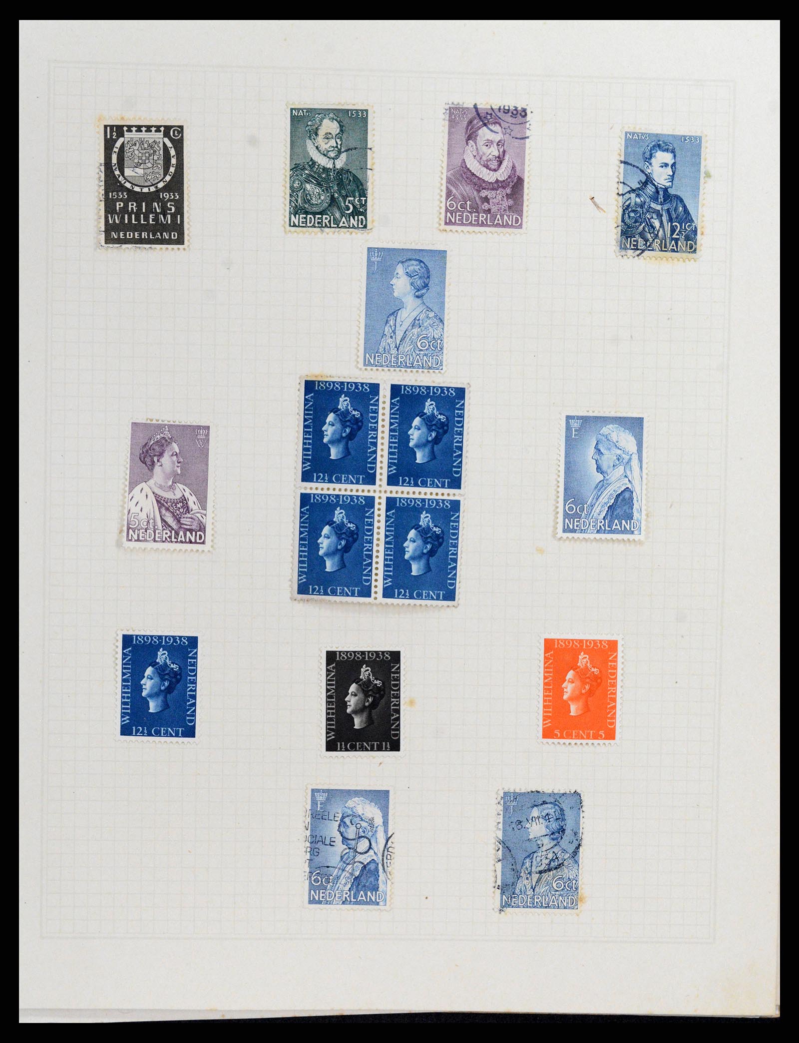 37868 023 - Stamp Collection 37868 Netherlands and territories 1864-1950.