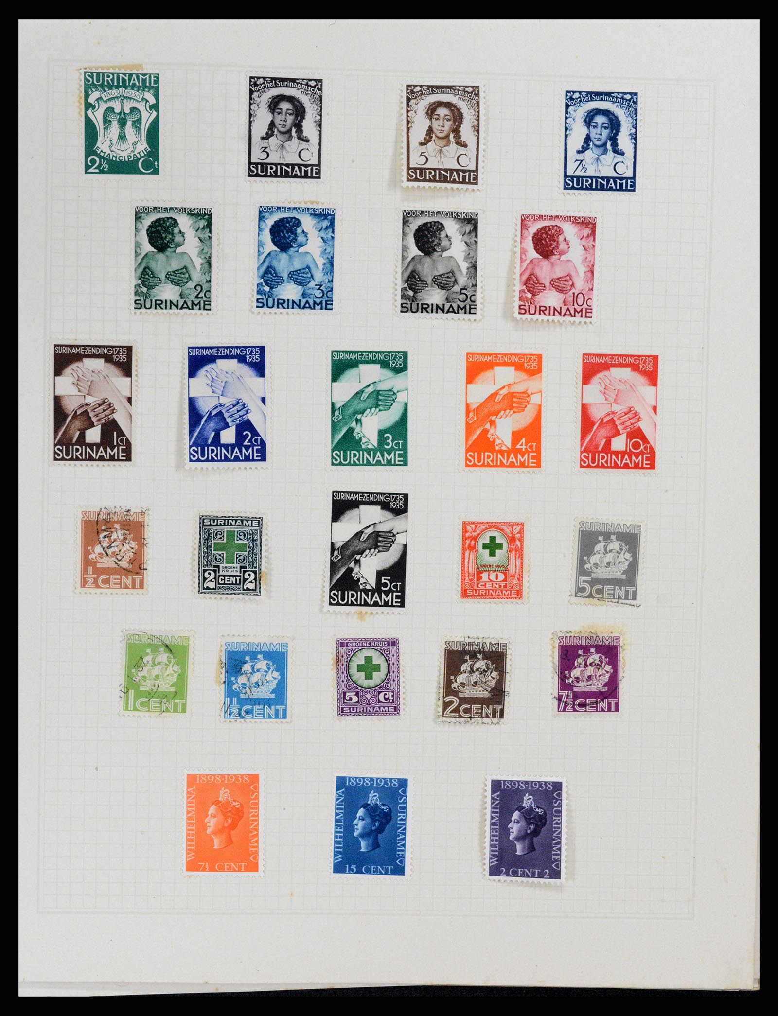 37868 026 - Stamp Collection 37868 Netherlands and territories 1864-1950.