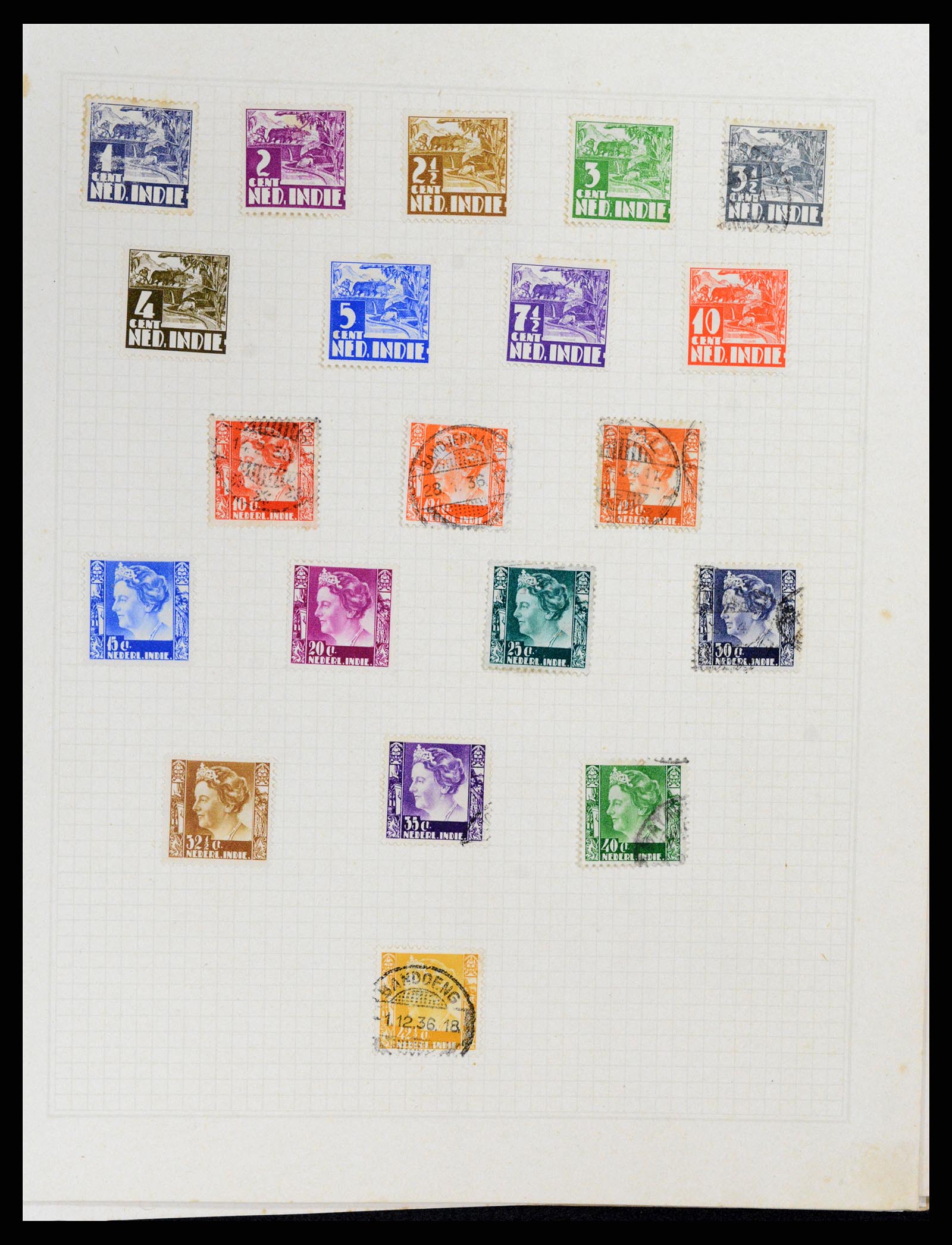 37868 031 - Stamp Collection 37868 Netherlands and territories 1864-1950.