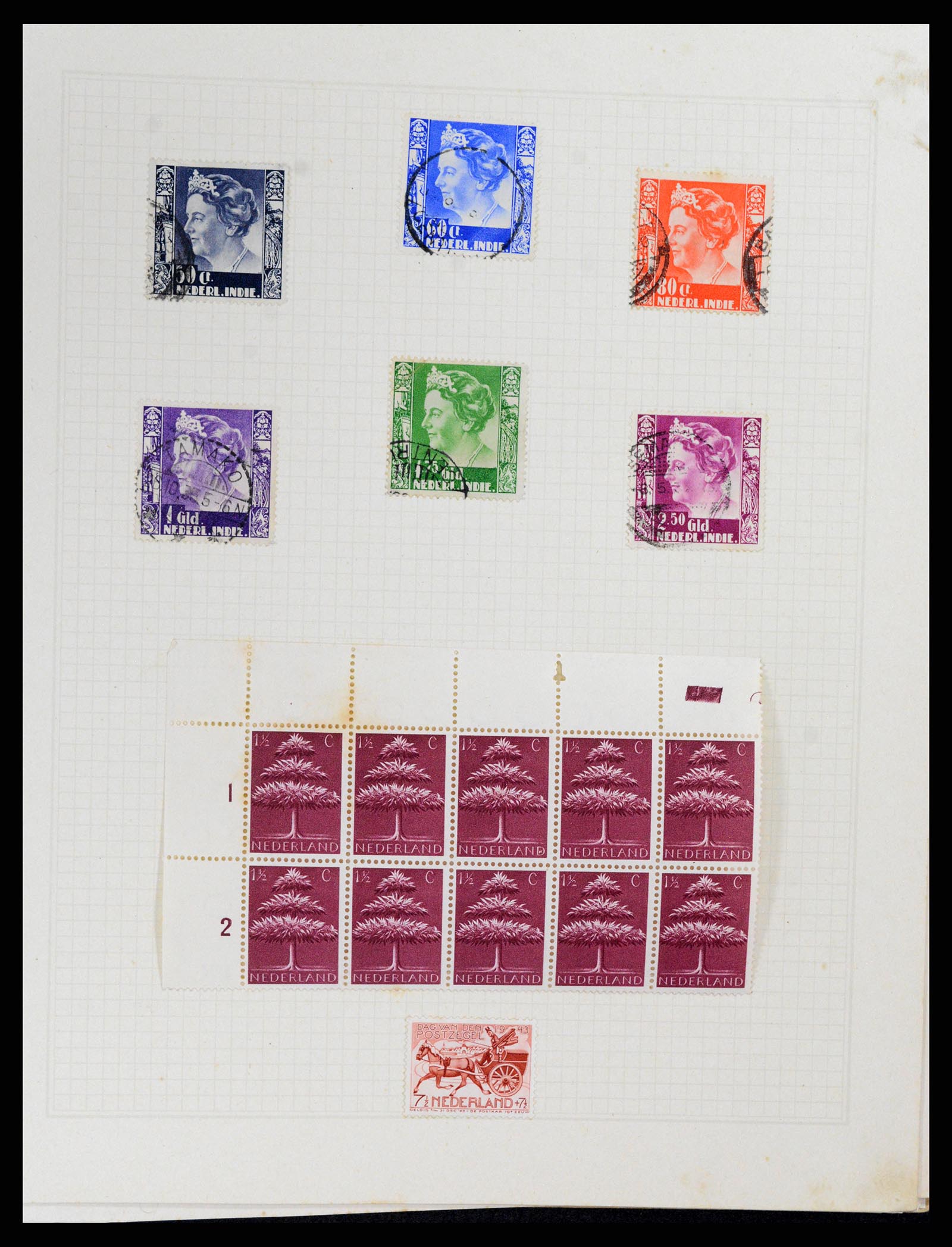 37868 032 - Stamp Collection 37868 Netherlands and territories 1864-1950.