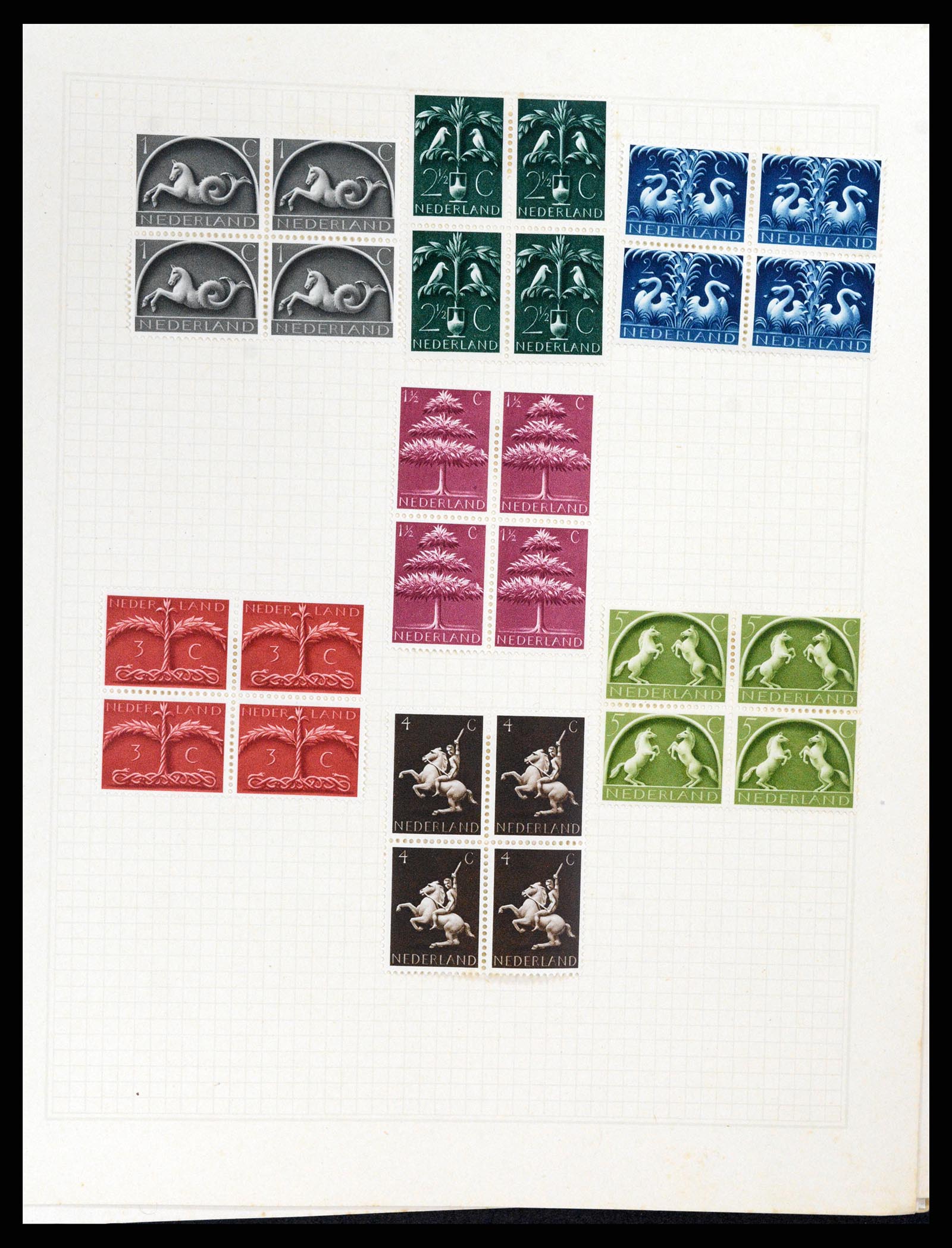 37868 033 - Stamp Collection 37868 Netherlands and territories 1864-1950.