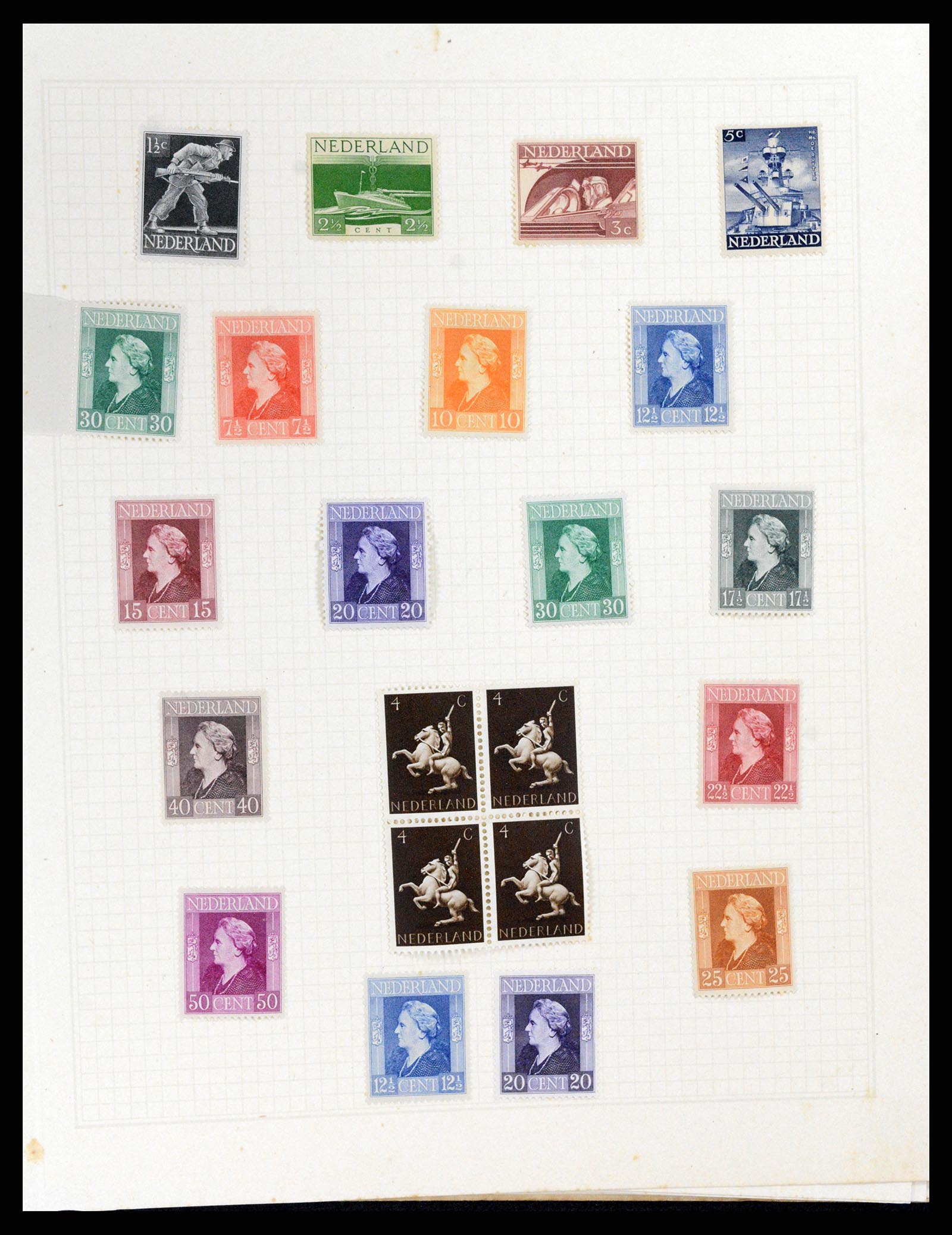 37868 036 - Stamp Collection 37868 Netherlands and territories 1864-1950.