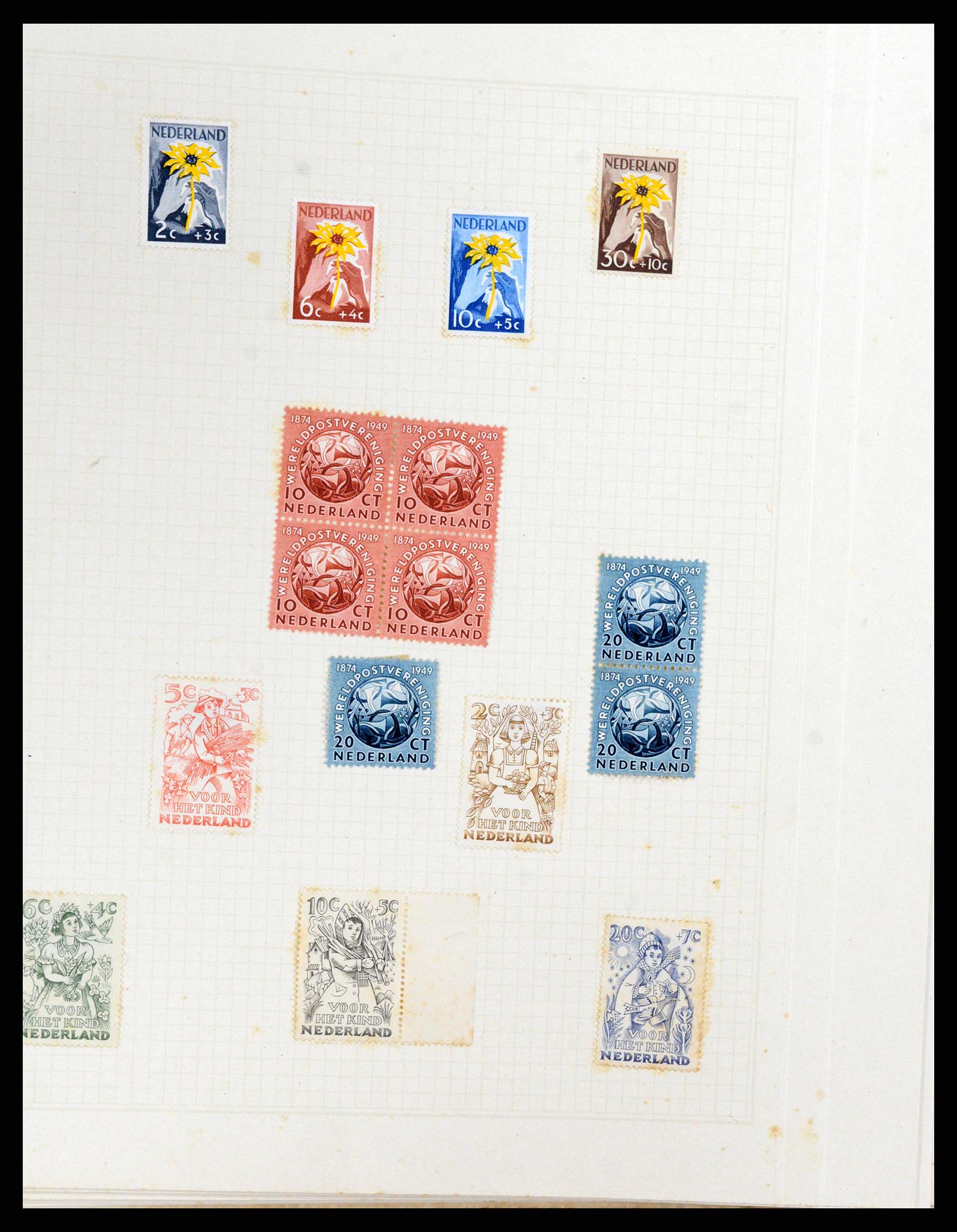 37868 037 - Stamp Collection 37868 Netherlands and territories 1864-1950.