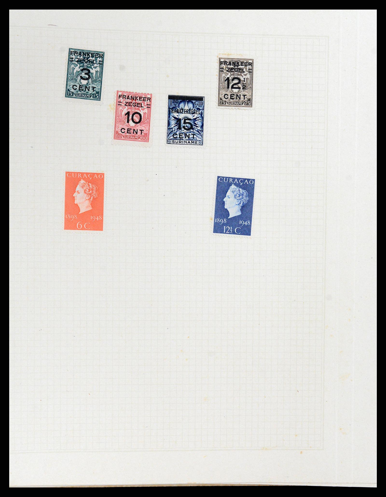 37868 039 - Stamp Collection 37868 Netherlands and territories 1864-1950.
