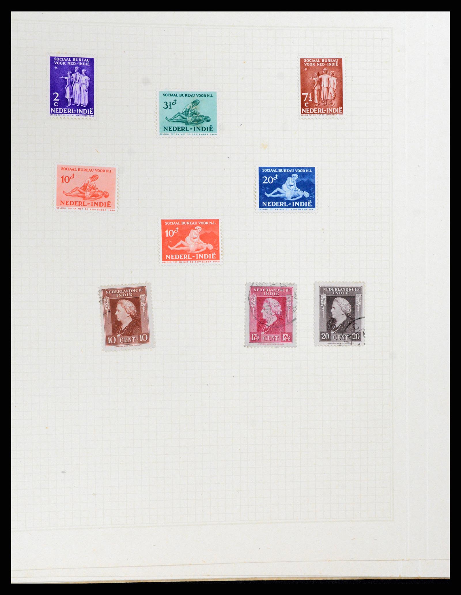 37868 044 - Stamp Collection 37868 Netherlands and territories 1864-1950.