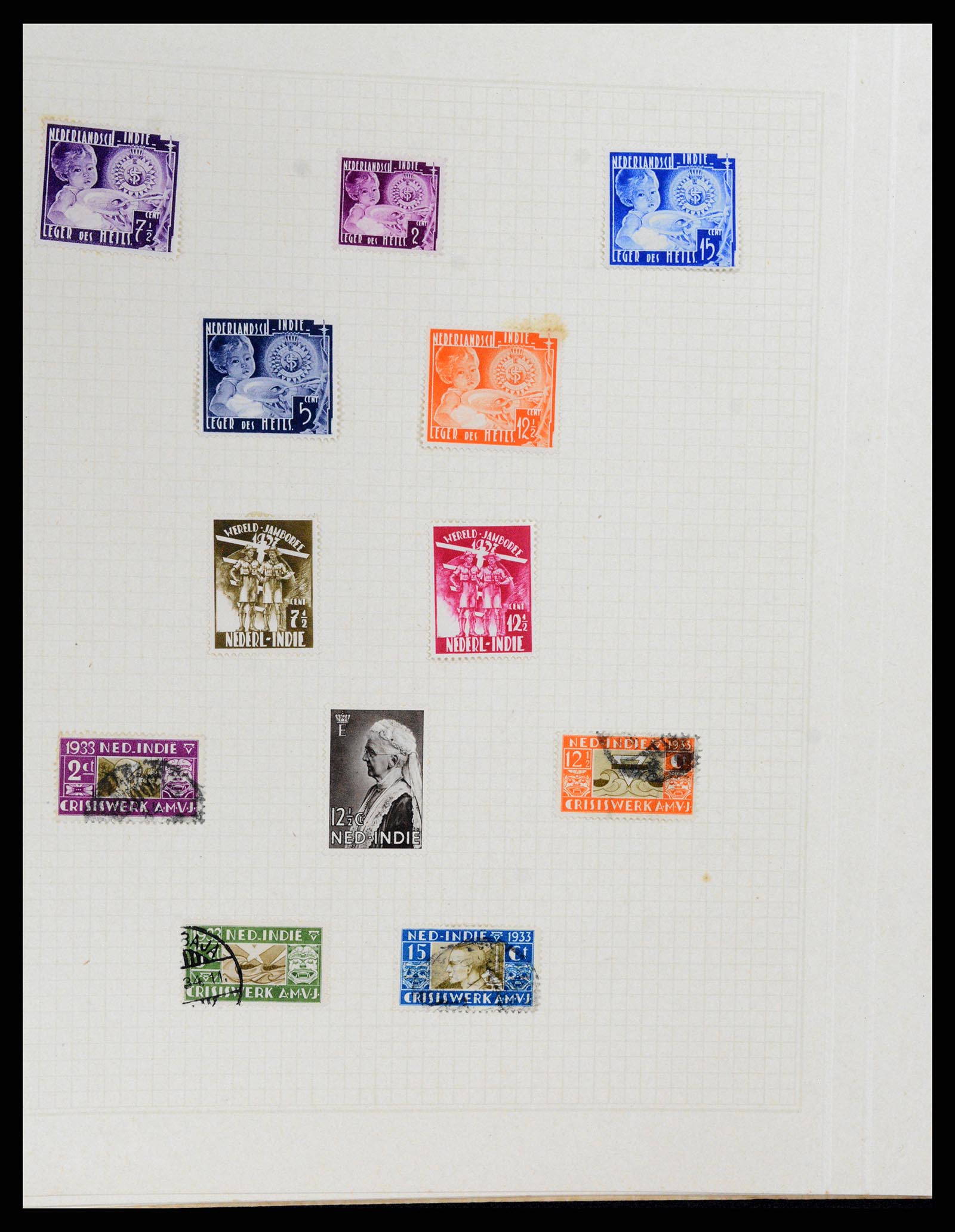 37868 045 - Stamp Collection 37868 Netherlands and territories 1864-1950.