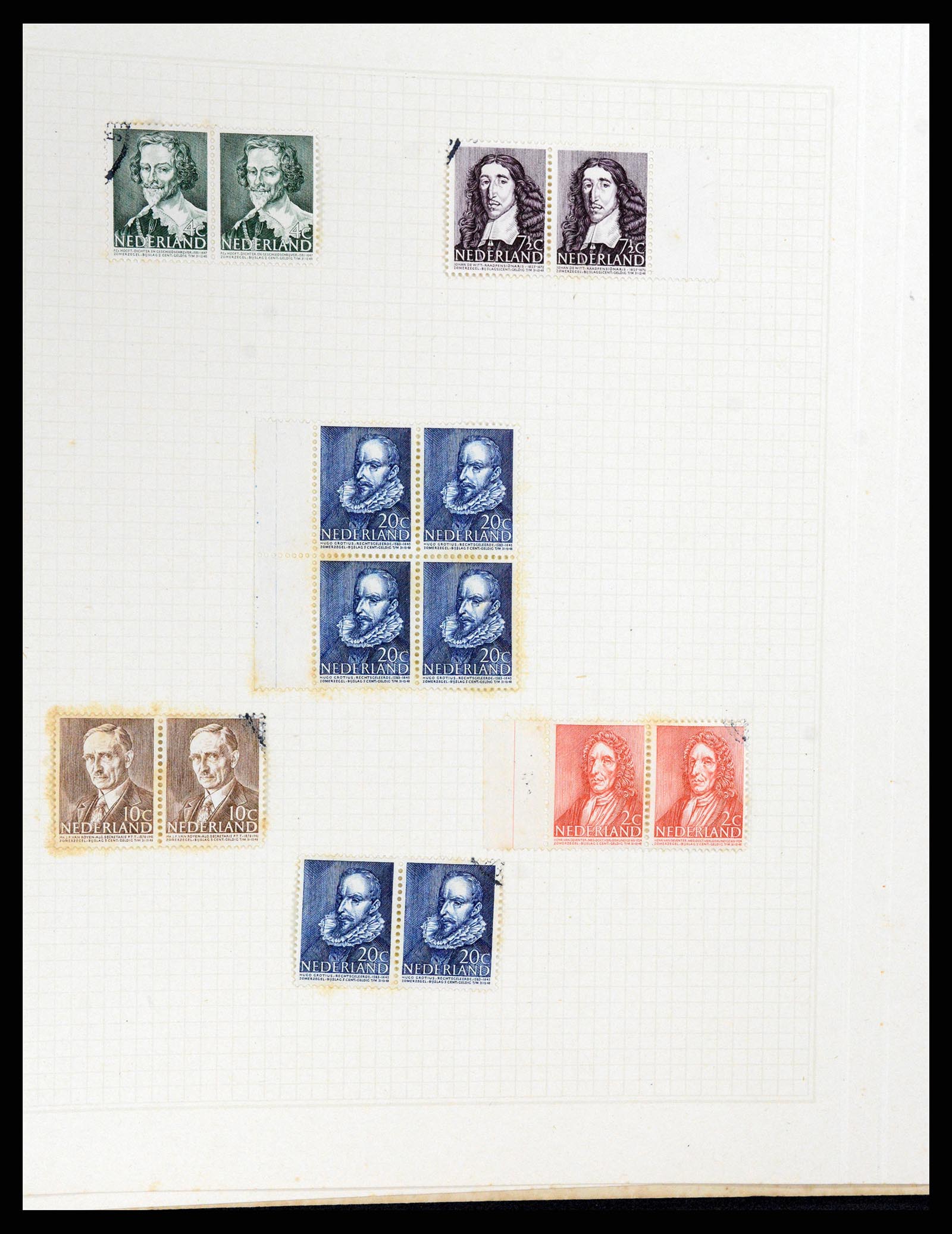 37868 048 - Stamp Collection 37868 Netherlands and territories 1864-1950.